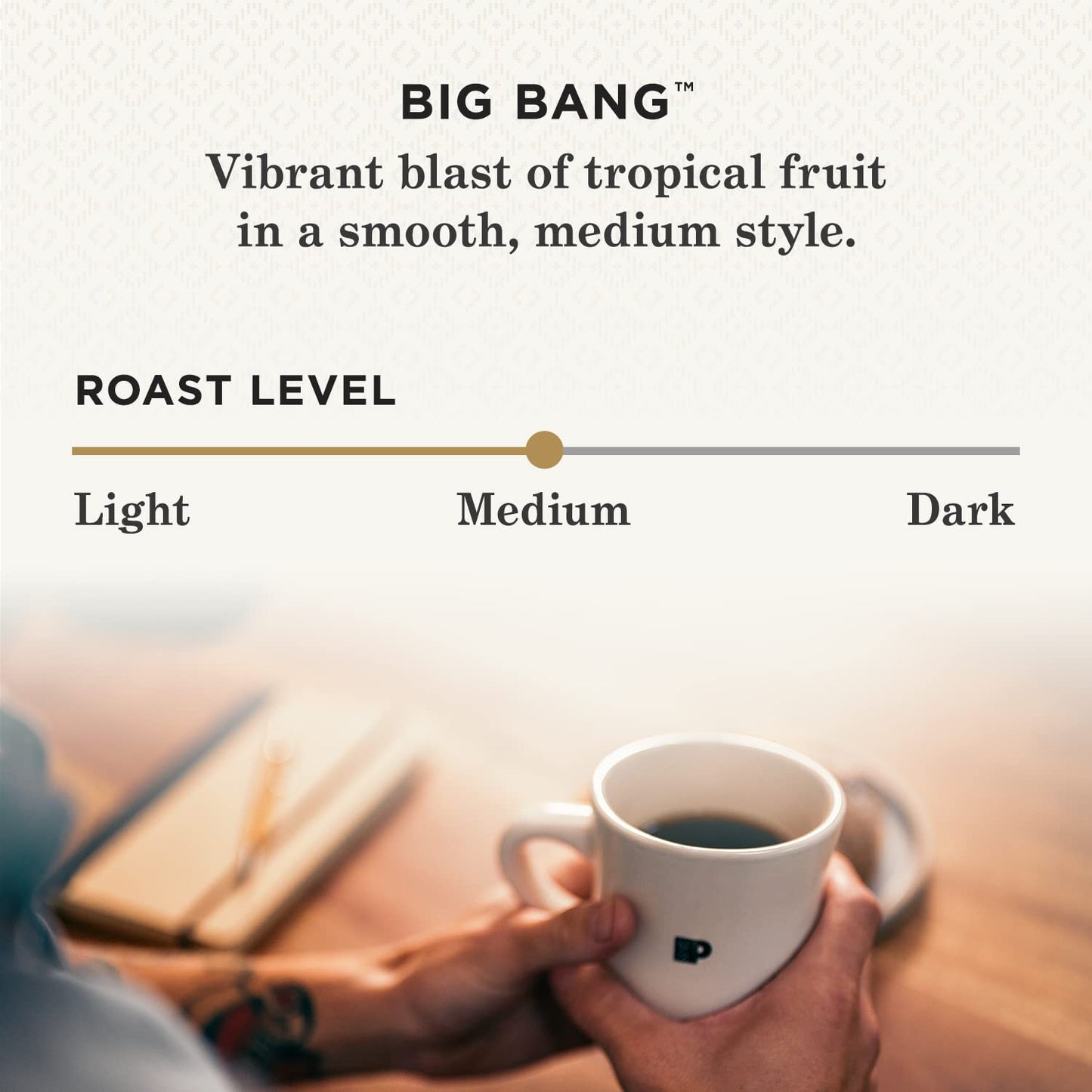Peet's Coffee, Medium Roast Keurig K-Cup Pods - Big Bang 60 Count (6 Boxes of 10 K-Cup Pods)