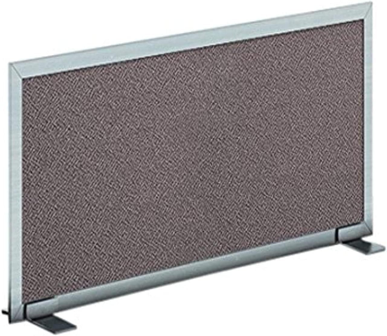 OBEX Acoustical Free Standing Privacy Screen, Cubicle Accessories Desk Privacy Panel, Desk Dividers for Office, Office Furniture Partitions Portable Sound Proof Dividers, 12" x 30", Slate