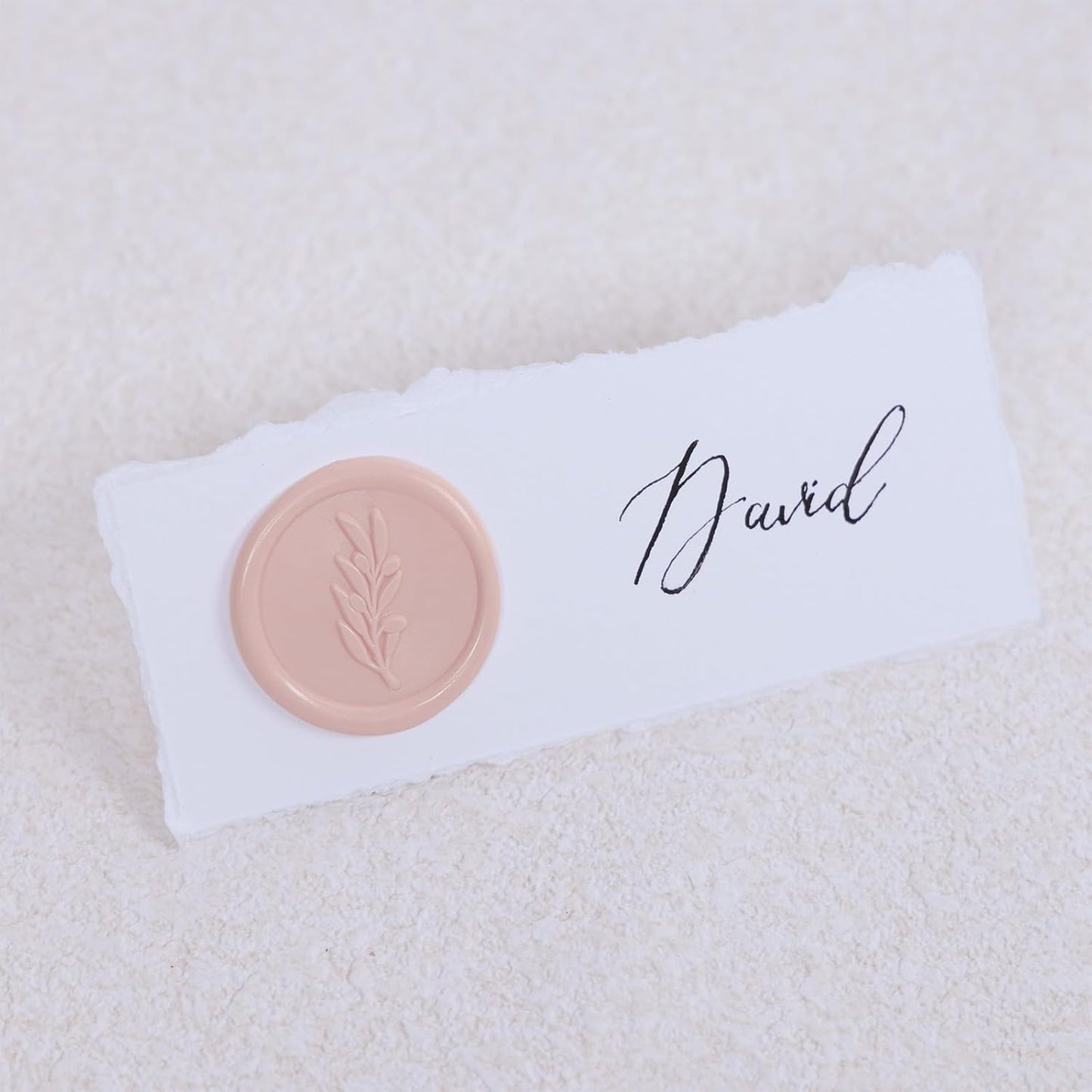 UNIQOOO Blush Pink Sealing Wax Sticks for Wax Seal Stamp - Perfect for Wedding Invitations, Cards Envelopes, Snail Mails, Wine Packages, Christmas Gift Ideas, Pack of 8