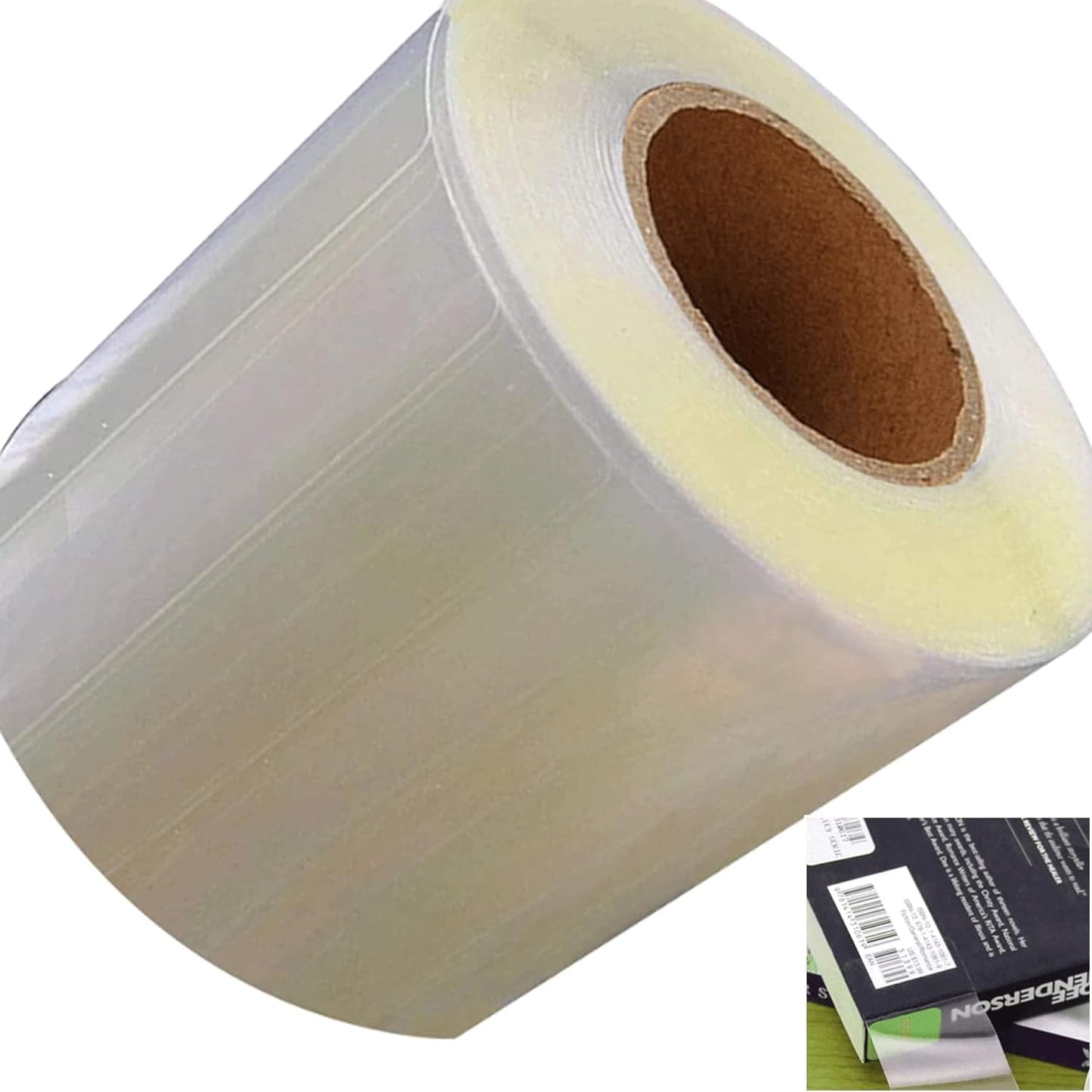 1000Pcs Clear Label Protector Shields Vinyl Clear Wafer Seals Waterproof Gloss Finish Label for Essential Oil Bottle Labels and Food Jars,Protecting Barcodes,Numbers 2 x3Inch Barcode Labels Protectors