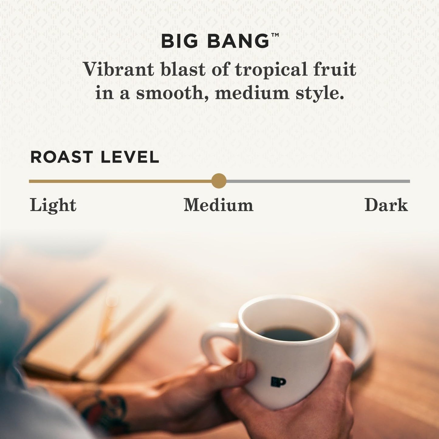 Peet's Coffee, Medium Roast Single Serve Coffee Pods - Big Bang 88 Count (4 Boxes of 22 Pods)