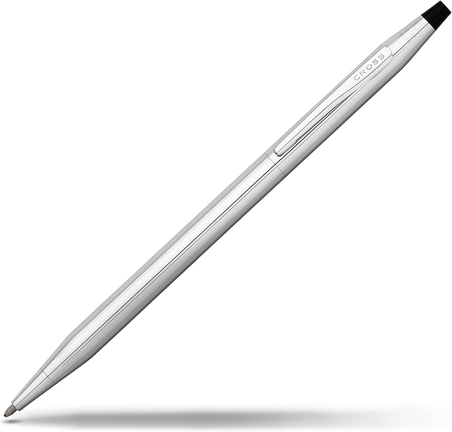 Cross Classic Century Refillable Ballpoint Pen Presented in a Luxury Gift Box - Medium Point, Black Ink, Lustrous Chrome