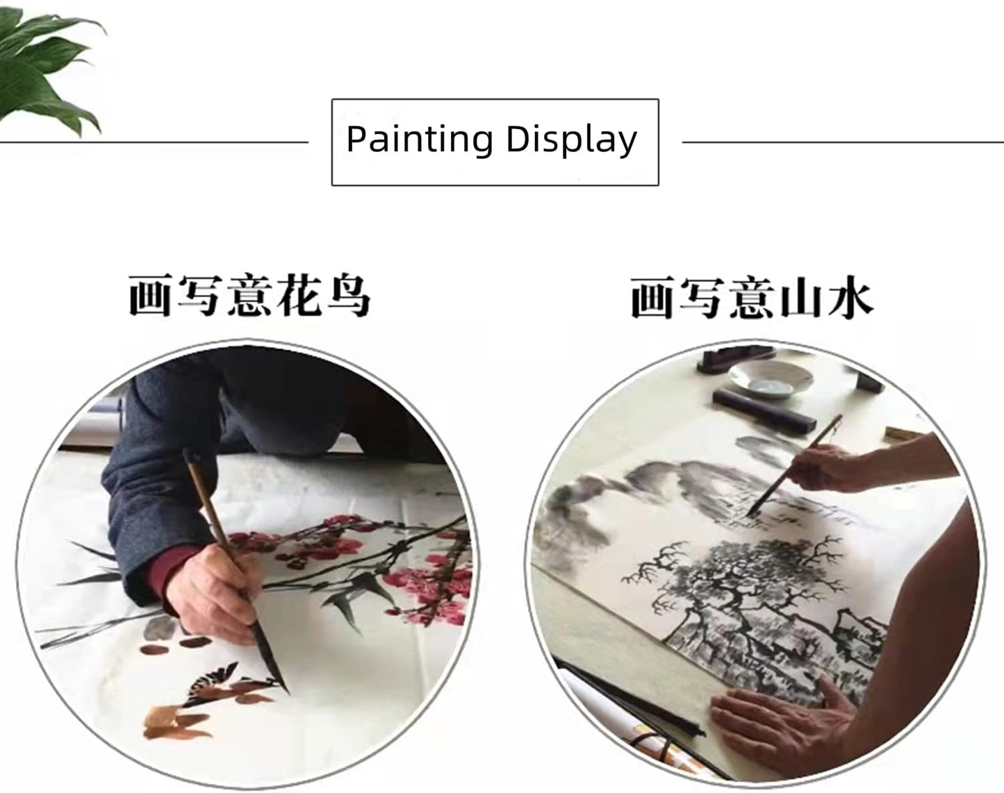 MEGREZ Chinese Japanese Calligraphy Xuan Paper, Rice Paper Sumi Calligraphy Paper for Calligraphy Brush Ink Writing, Painting Without Grids 100 Sheets/Bag,13.4 x 13.4 inch, Half Raw Ripe Xuan