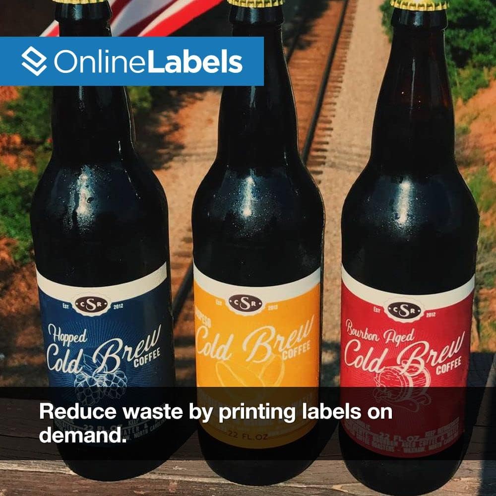 4 x 4 Square Label - Pack of 100 Labels, 25 Sheets - Inkjet/Laser Printer - Online Labels