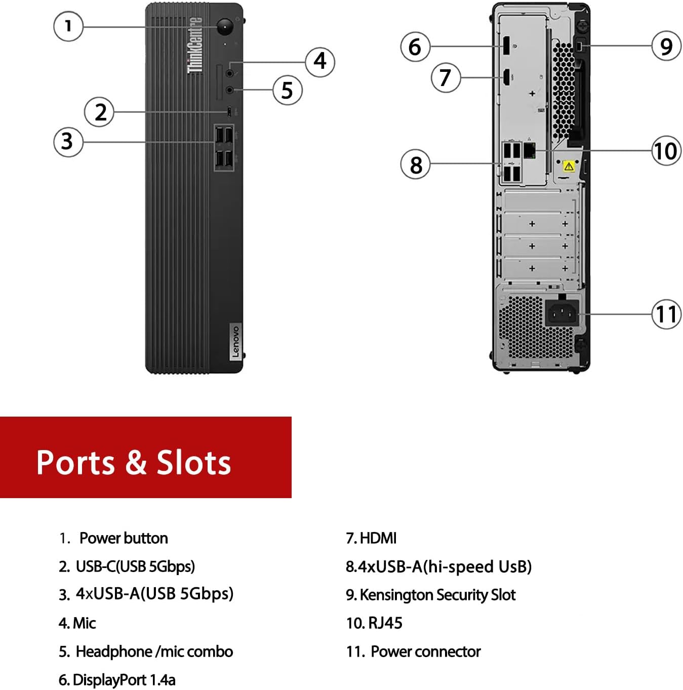 Lenovo ThinkCentre M70s Small Form Factor Business Desktop, Intel 20-Core i7-14700, 32GB DDR5, 1TB SSD, HDMI, DP, Wi-Fi 6, Wired KB & Mouse, Win 11 Pro, Bundle with ADATA UC310 64GB USB Flash Drive