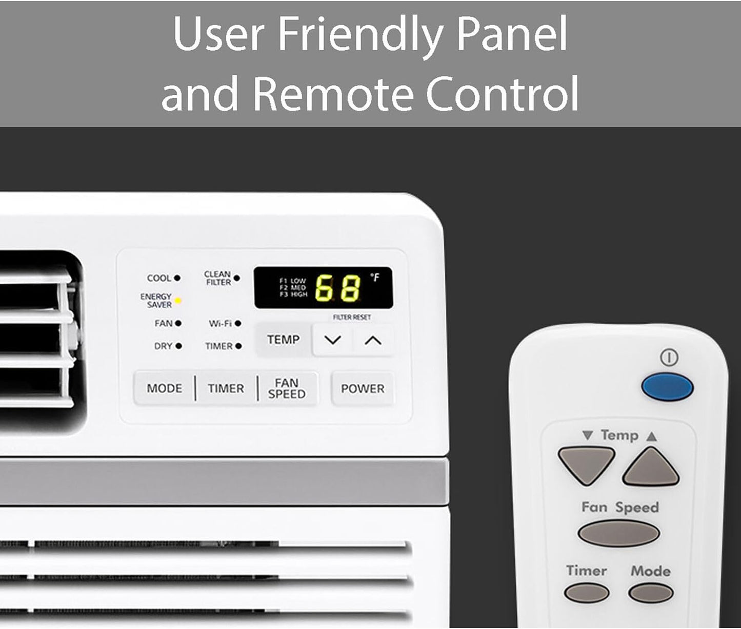 LG 14000 BTU Window Air Conditioners [2023 New] Remote Control WiFi Enabled App Ultra-Quite Washable Filter Cools 800Sq.Ft for Large Room AC Unit air conditioner Easy Install White LW1521ERSM1