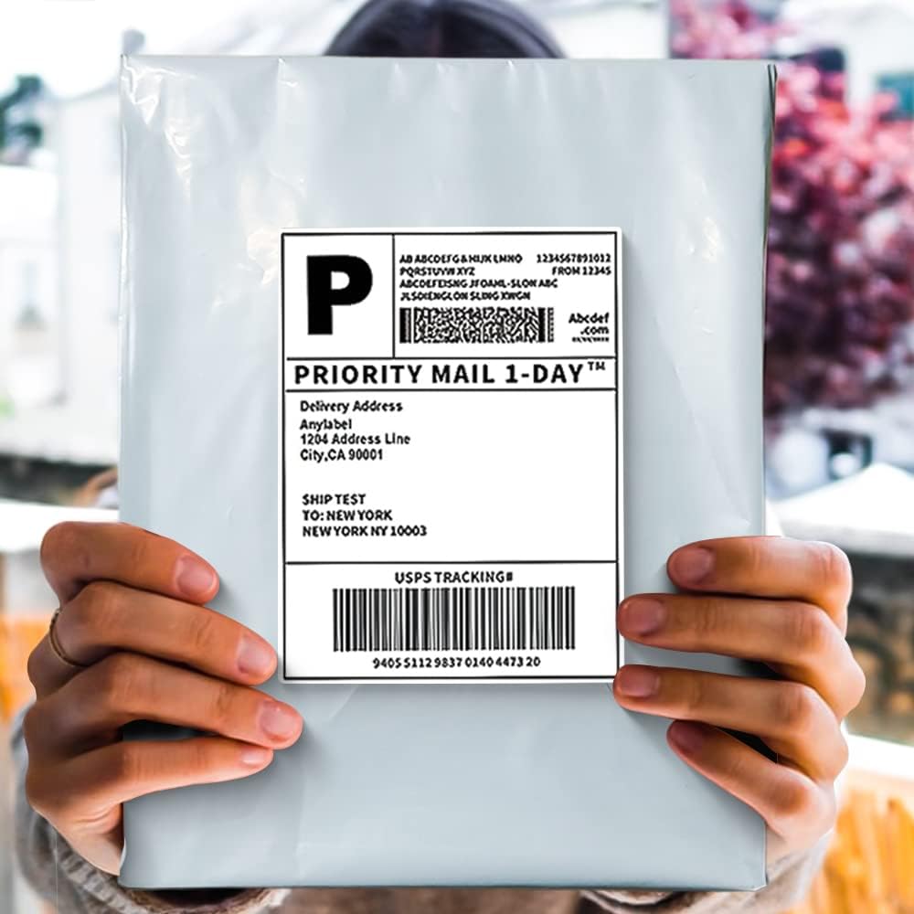 POLYSELLS 50 pcs 14.5x19 Inches White Poly Mailers Shipping Envelopes, Strong Adhesive Sealing, Waterproof, and Tear-resistant Postal Mailing Bags for Clothing, Books, and Accessories