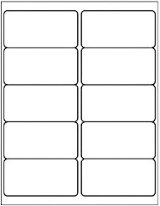 BESTEASY 2x4 Shipping Labels, FBA 10 Up Address mailing Labels, 100 Sheets Sticker Labels Compatible Laser/InkJet(1000 Labels)