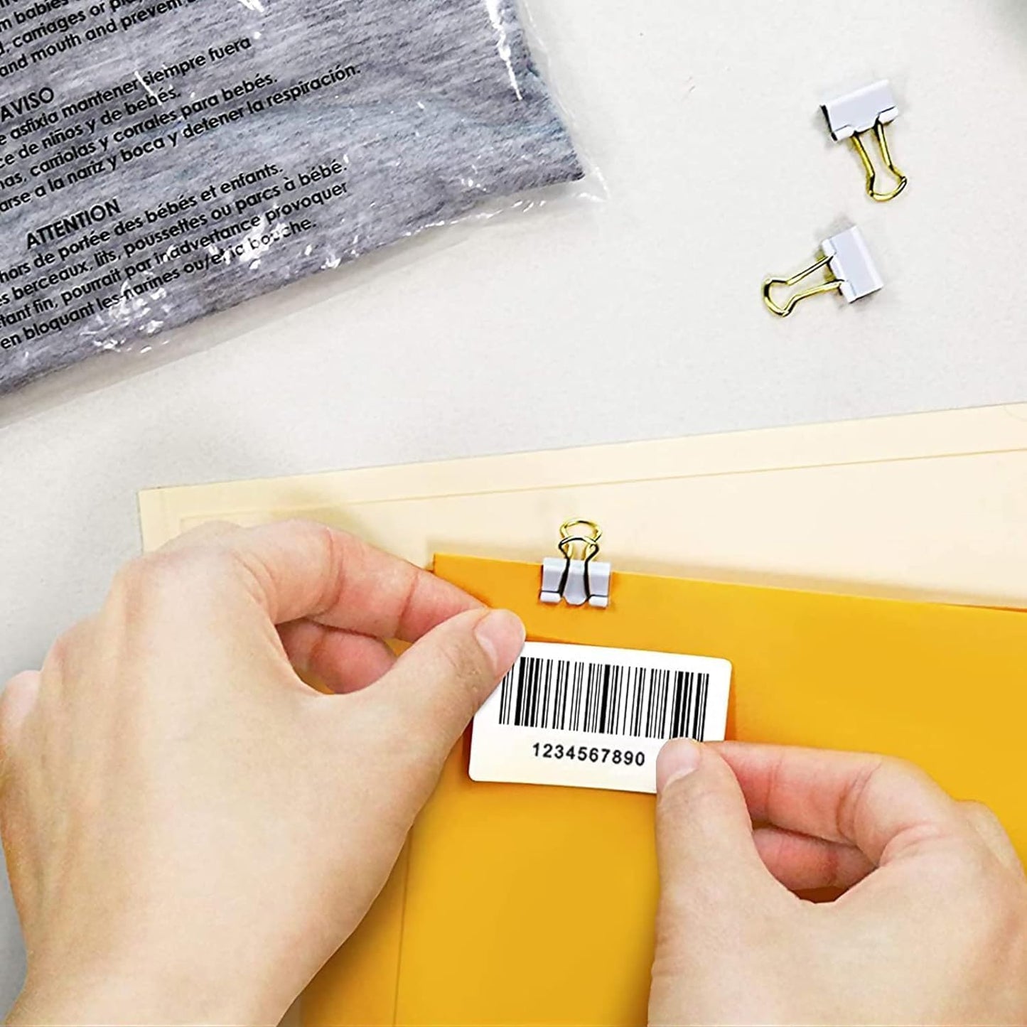 4"x2" Direct Thermal Labels for Zebra LP2844 GK420D ZD421 ZD420 Series, 12-Roll 9000 Pcs 2x4 Waterproof Strong Adhesive Barcode Return Address Label Used with Rollo MUNBYN Desktop Printer