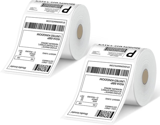 4x6 Thermal Labels, Shipping Address Label, Compatible with Most Thermal Printers, (Pack of 1000 4x6 Shipping Roll), Commercial Grade