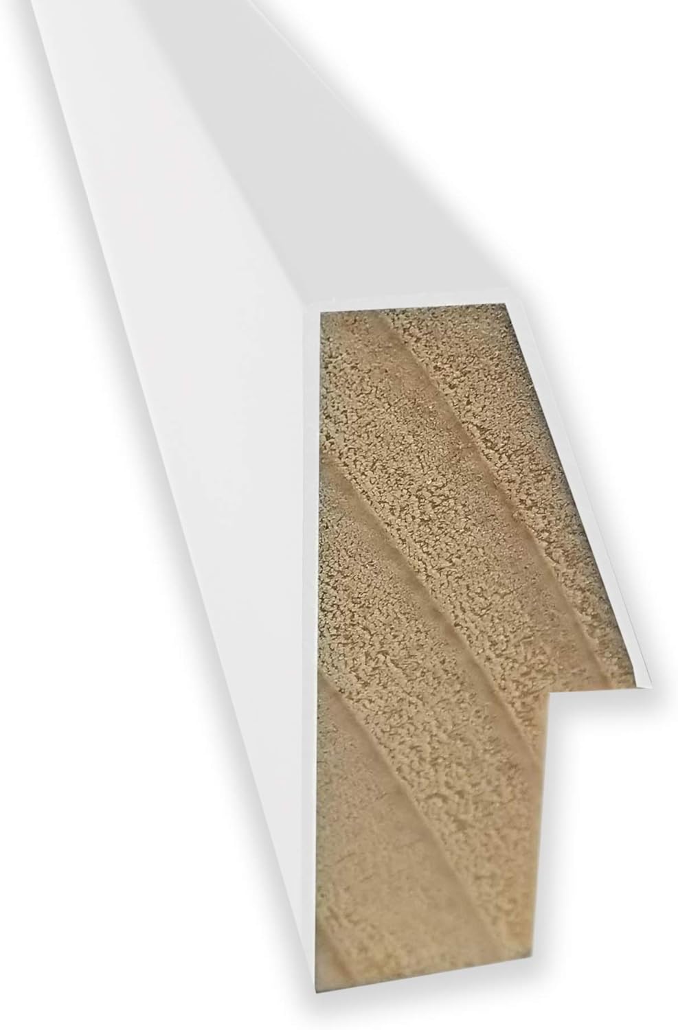 Amanti Art Natural Cork Board for Wall, 21x33 Vision Board with White Frame, Large Corkboard Office Decor for Home Organization, Modern Corkboard Pinboard to Display Items for Home Organization in