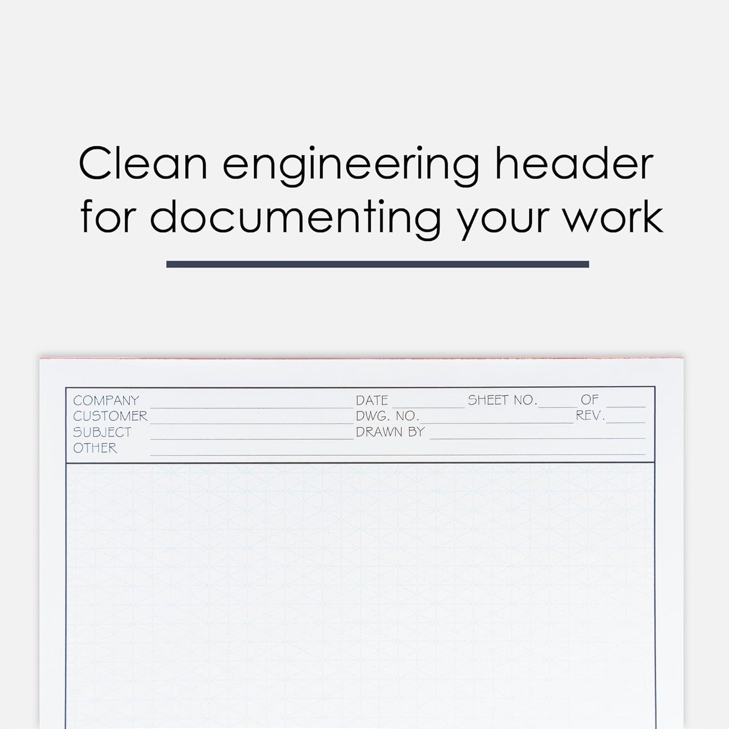 8.5" x 11" Isometric Graph Paper 50 Sheets Portrait - 0.25" Grid, Non-photo Blue, High Brightness, Drafting, Engineering, Art, 3D Design (3-Pack)