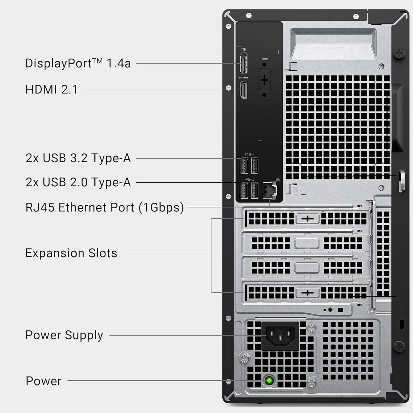 Dell 2025 ECT1250 Business Desktop - Intel Ultra 9-285K, (24 Core Processor 24 Threads), 64GB DDR5 Memory, 4TB PCIe SSD, Ultra-Quiet Design, Dual 4K Monitor Support, Keyboard and Mouse, Windows 11