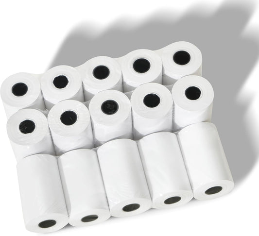 2-1/4"" x 75' Thermal, 50 Rolls, Compatible with Verifone Vx520, Ingenico ICT220 ICT250, First Data FD400, Veeder Root TLS350, and More