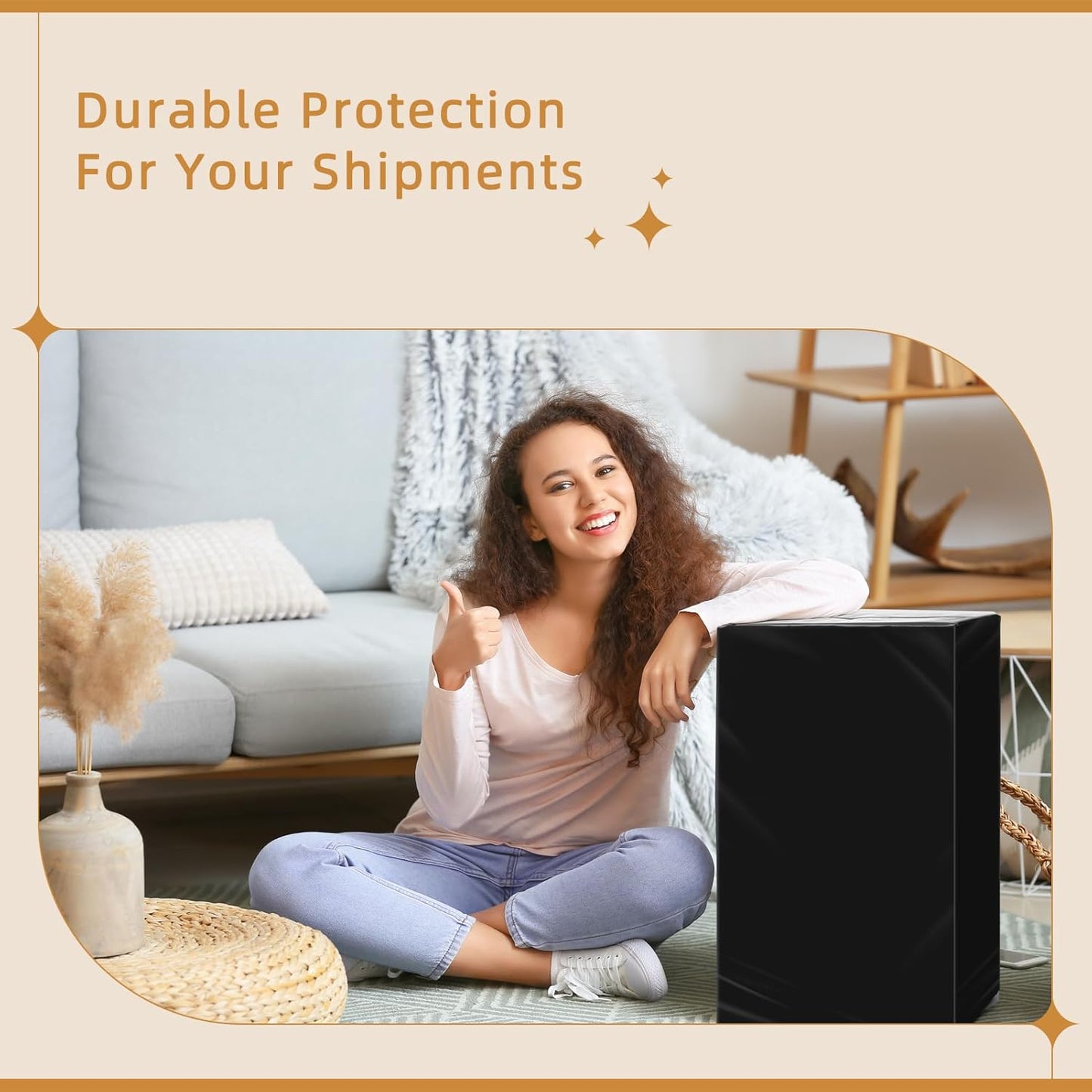 Fuxury 250 Pcs 24x36" Poly Mailers,Waterproof Mailing Envelopes for Clothing, Strong Adhesive Poly Shipping Postage Bags for Small Business(Black)