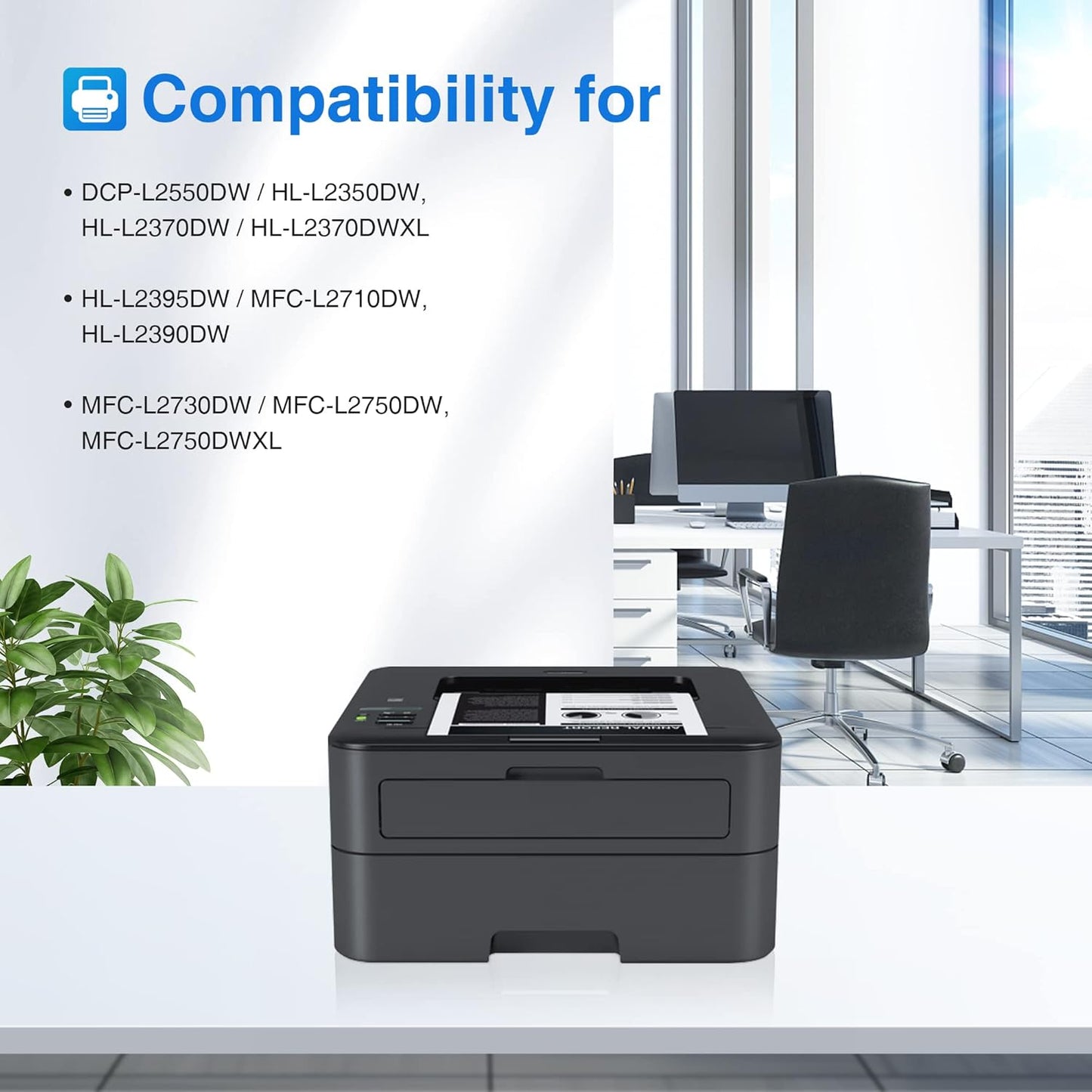 myCartridge Compatible DR730 Drum Unit Replacement for Brother DR-730 DR730 DR 730 to Compatible with MFC-L2710DW MFC-L2750DW HL-L2370DW HL-L2395DW DCP-L2550DW HL-L2350DW Printer (2 Drum, NOT Toner)