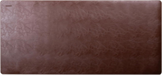 Cossini XL Desk Pad - Large Vegan Leather Desk Mat (17 x 36) - Buttery Smooth Writing, Damage Blocking, Non-Slip, Waterproof - Home Office Computer Desk Protector Blotter Laptop Keyboard Mouse Pad
