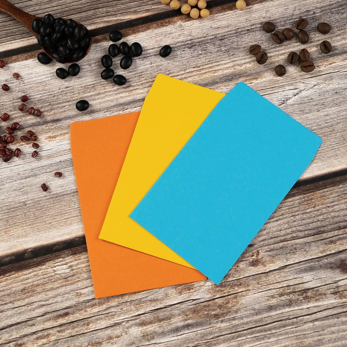 100 Pack Seed Envelopes Self-Adhesive Small Coin Envelopes Seed Storage Packets for Garden, Office or Wedding Gift (Colorful, 3 1/4 ×4 1/2 inches)