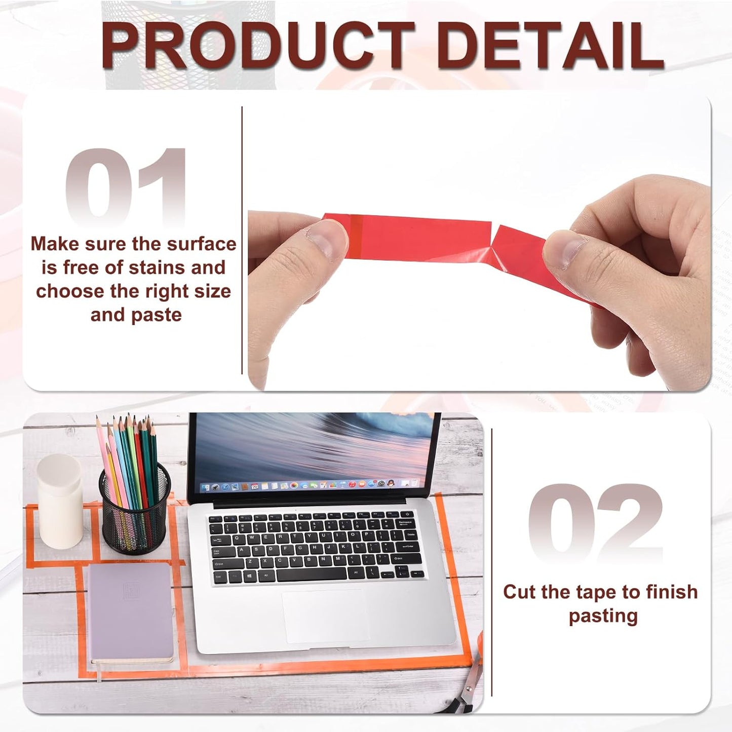 MECCANIXITY 10 Rolls Whiteboard Tape Graphic Chart Tape 15mm 54.7 Yard Art Tape Thin Self-Adhesive Pinstripe Tape Masking Tape for Gift Wrapping Craft Supplies, Green