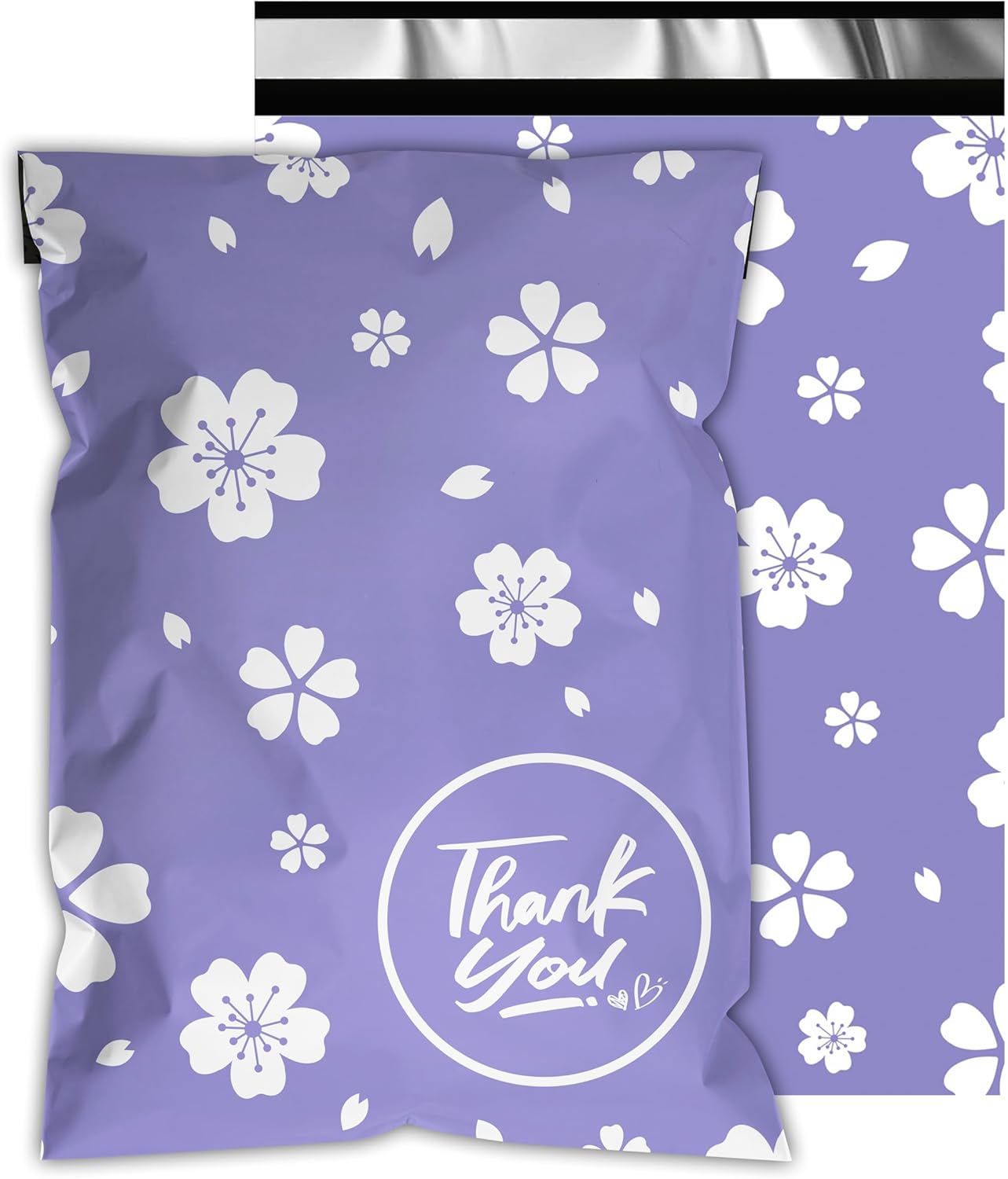 Poly Mailers 10x13 Inch 100 Pcs - Cherry printed Shipping Bags, 2.4mil Thickness, Waterproof and Tear Resistant Mailing Envelopes, Self-Sealing Packaging Bags for Small Business