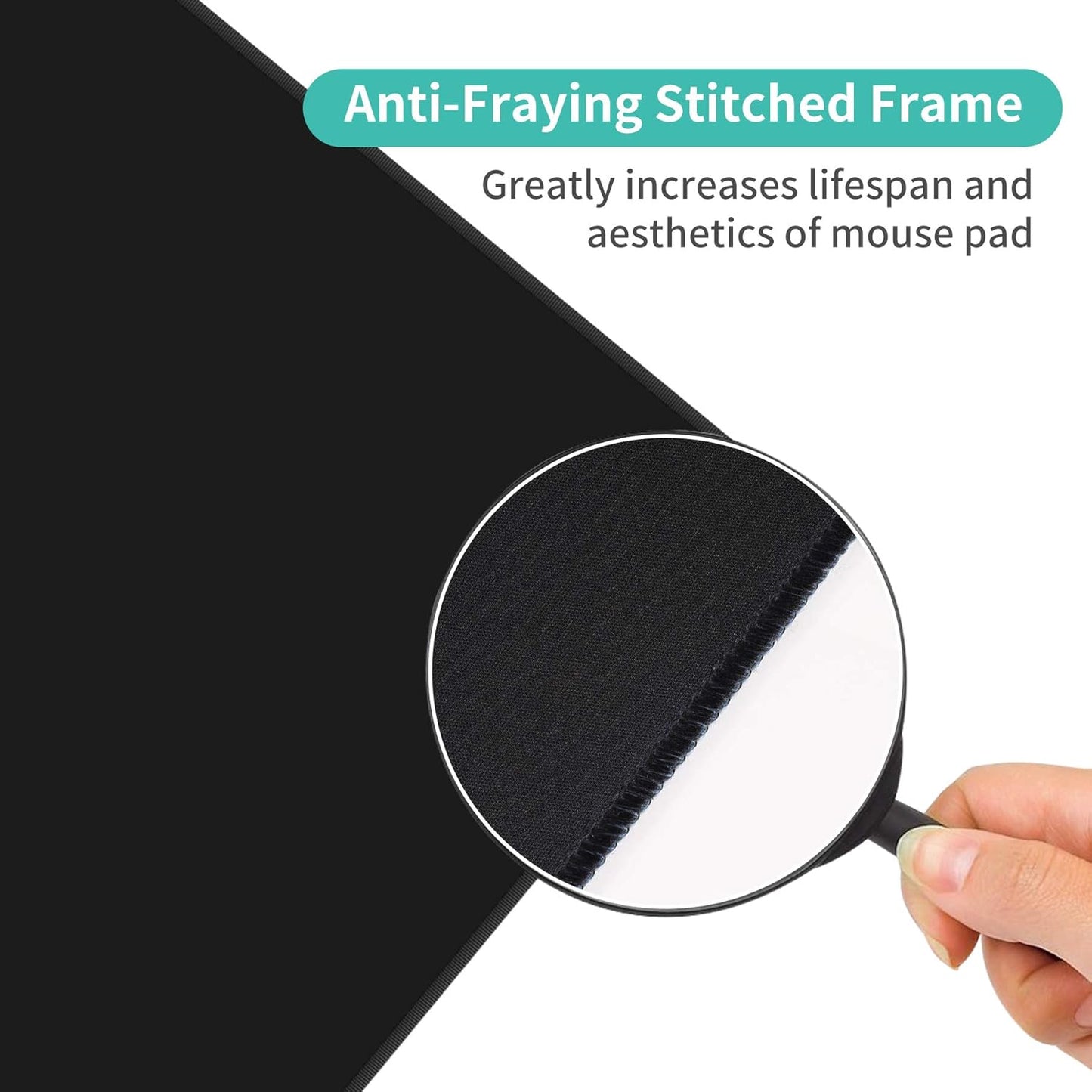 Dynippy Thin Extended Gaming Mouse Pad （31.5 * 11.8 * 0.08 inch） with Stitched Edges Large Mousepad Long XXL Keyboard and Mouse pad Desk Mat for Gaming Office & Home - Spiral Galaxy