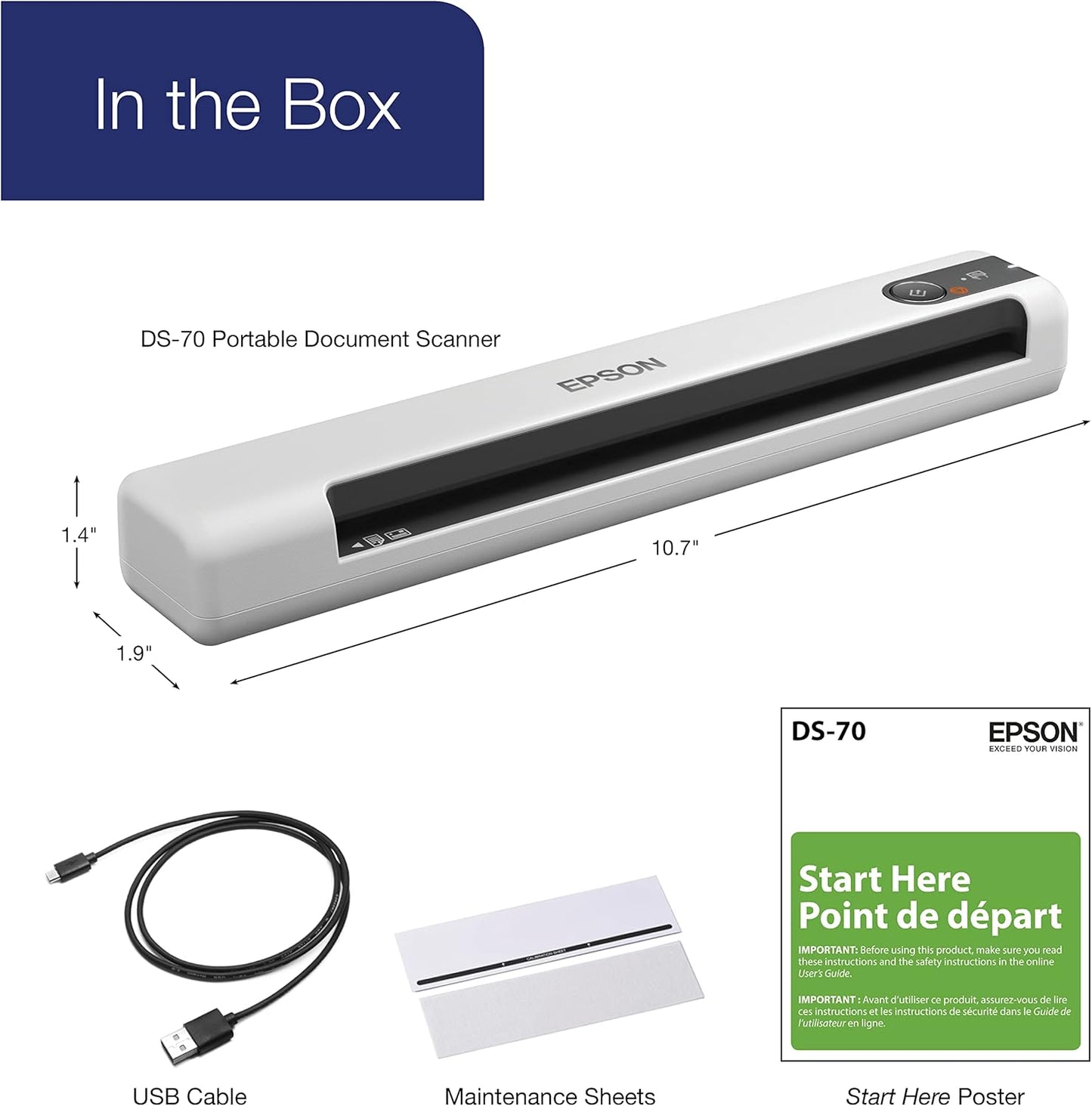 Epson DS-70 Document Scanner