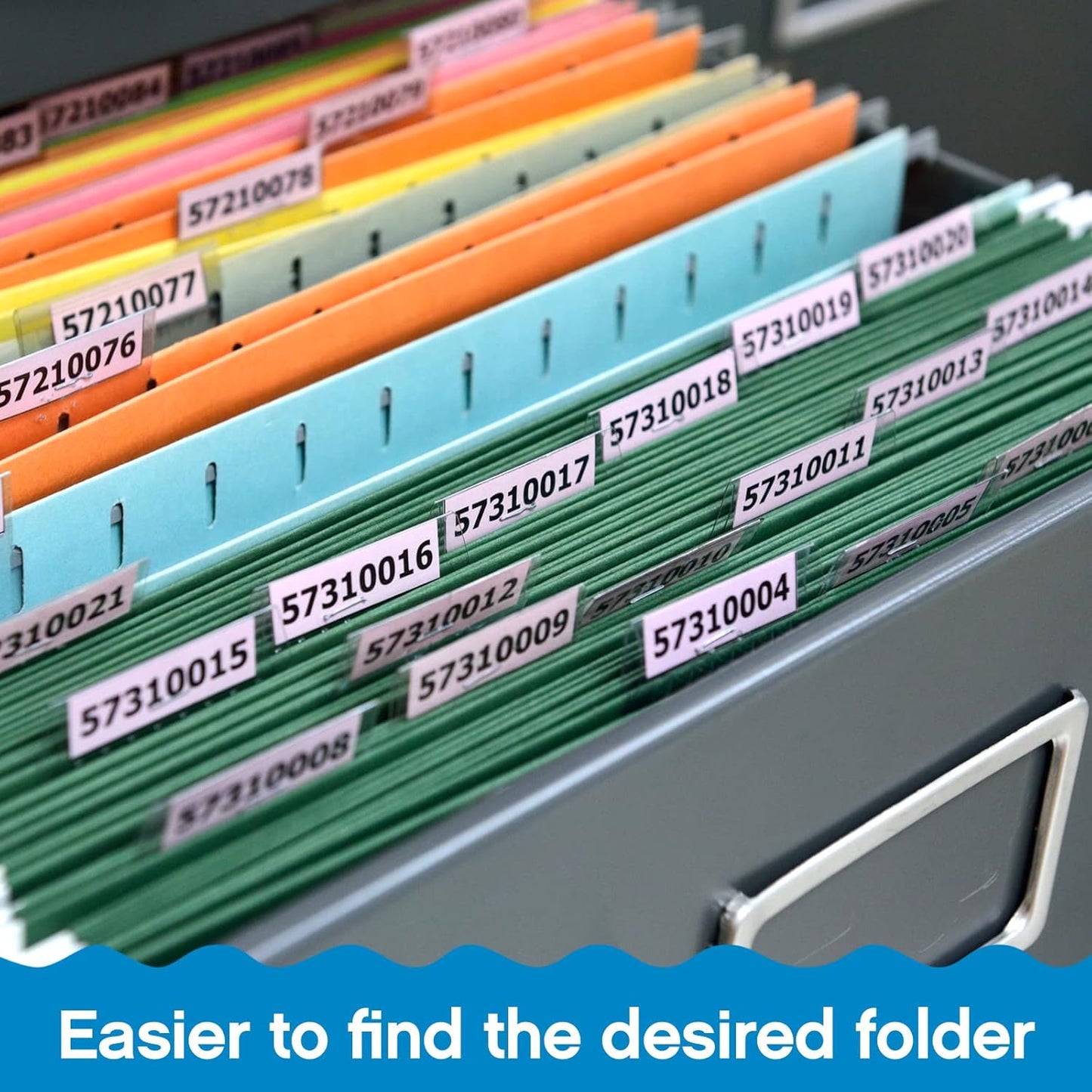 2 Inch Insertable Self-Adhesive Tabs with Printable Inserts with File Folder Labels Sticky Plastic Index Clear Divider Stick on File Self Adhesive for Book Page(200 Pieces)