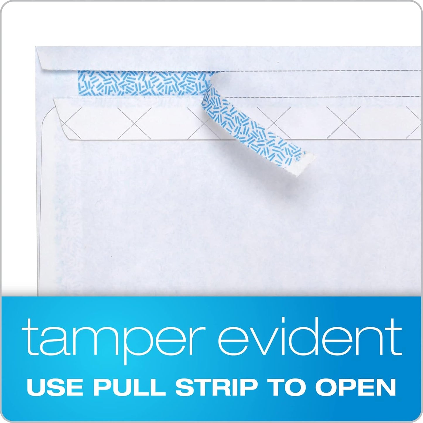 Columbian #8 5/8 Security Envelopes, 500/Box, Double Window, 3-5/8" x 8-5/8", Release & Seal Self Seal, SimplySafe Tamper Evident, White (COLO156)
