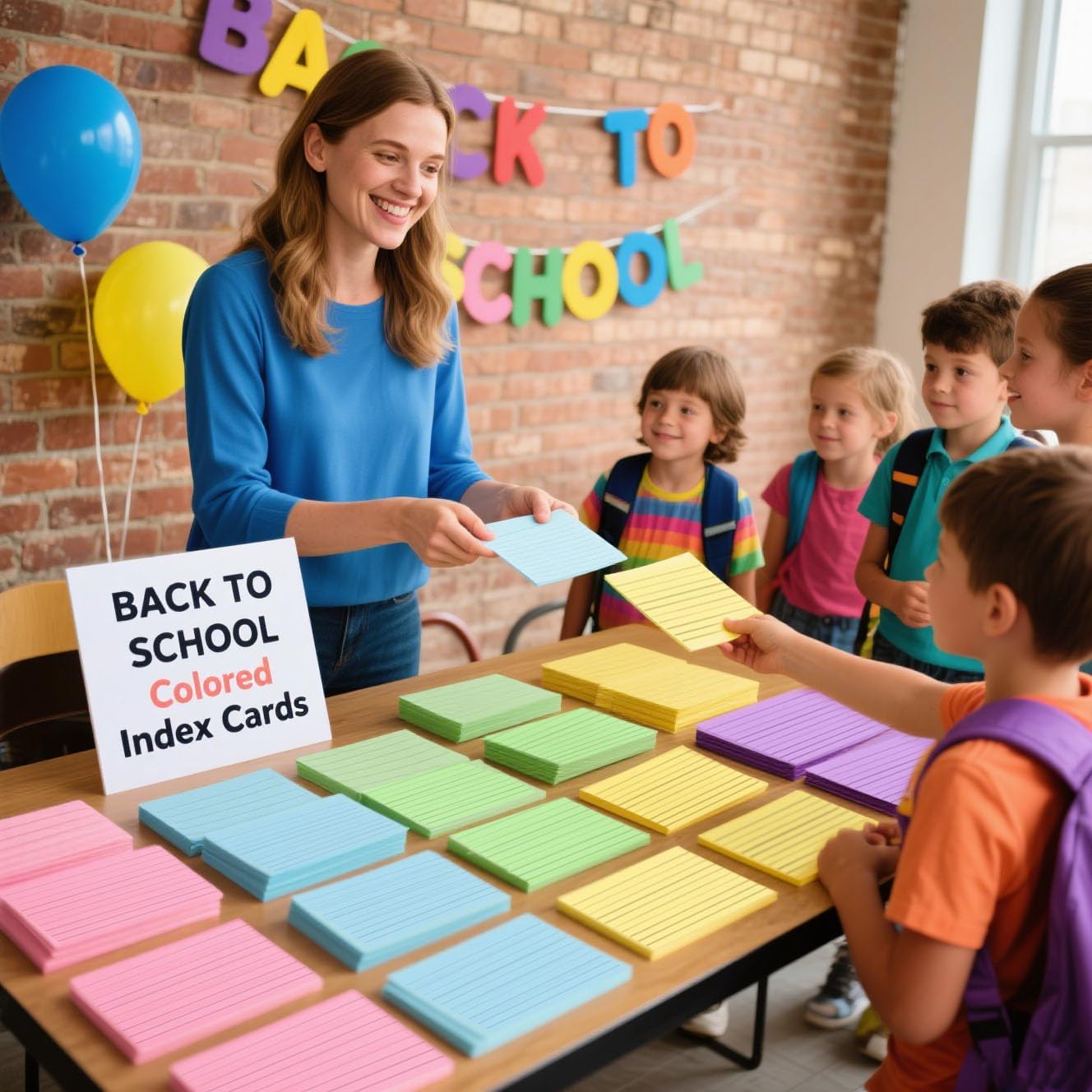 300PCS Index Cards 3x5, Colored Ruled Index Cards for Back to School, Heavy Notecards for Studying Learning Taking Notes School College Office Supplies, 8 Colors
