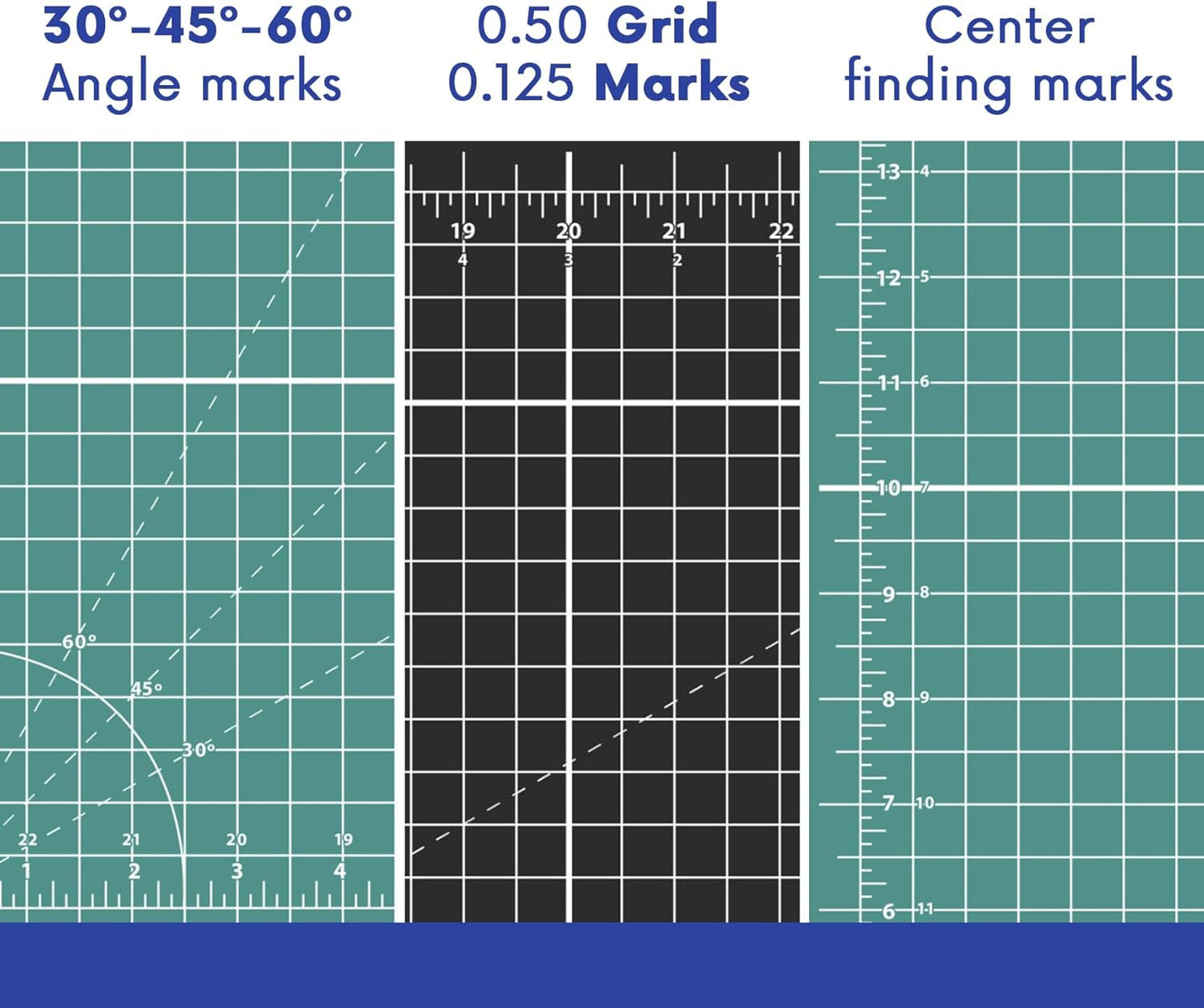 PK00013 Model GBM4080 Series 40" x 80" Professional Cutting Mat; Double-Sided Green/Black; Self-Healing; For Graphic Arts, Hobbies, Sewing, Scrapbooking, and other Cutting Projects