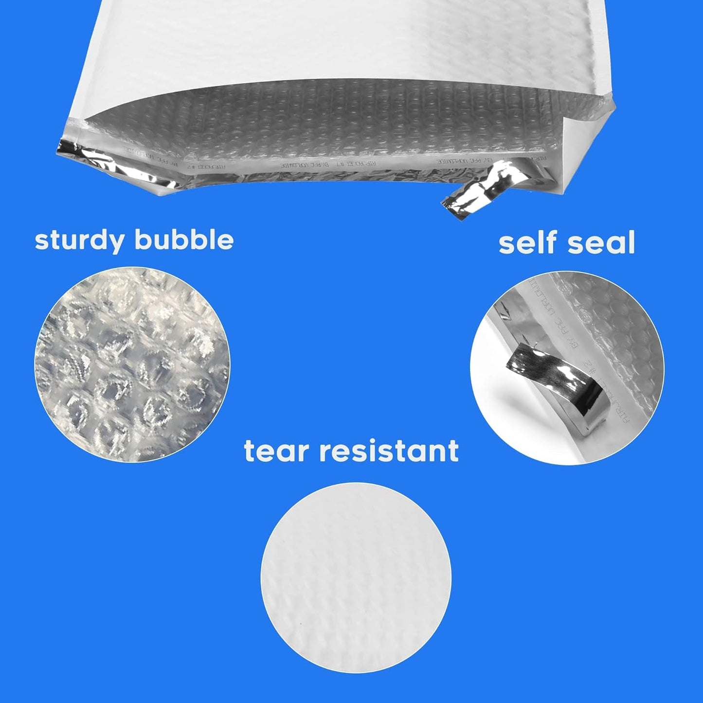 The Boxery 6x10''|#0 Poly Bubble Mailers- 250 Pack, Padded Envelopes, Self Seal, Waterproof Shipping Bags, Padded Mailers for Shipping & Packaging
