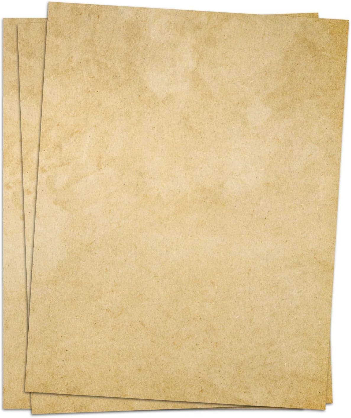 Cheericome Vintage Antique Letterhead Paper, 200 Sheets Double-Sided, 8.5" x 11", Victorian Style, Vintage Color