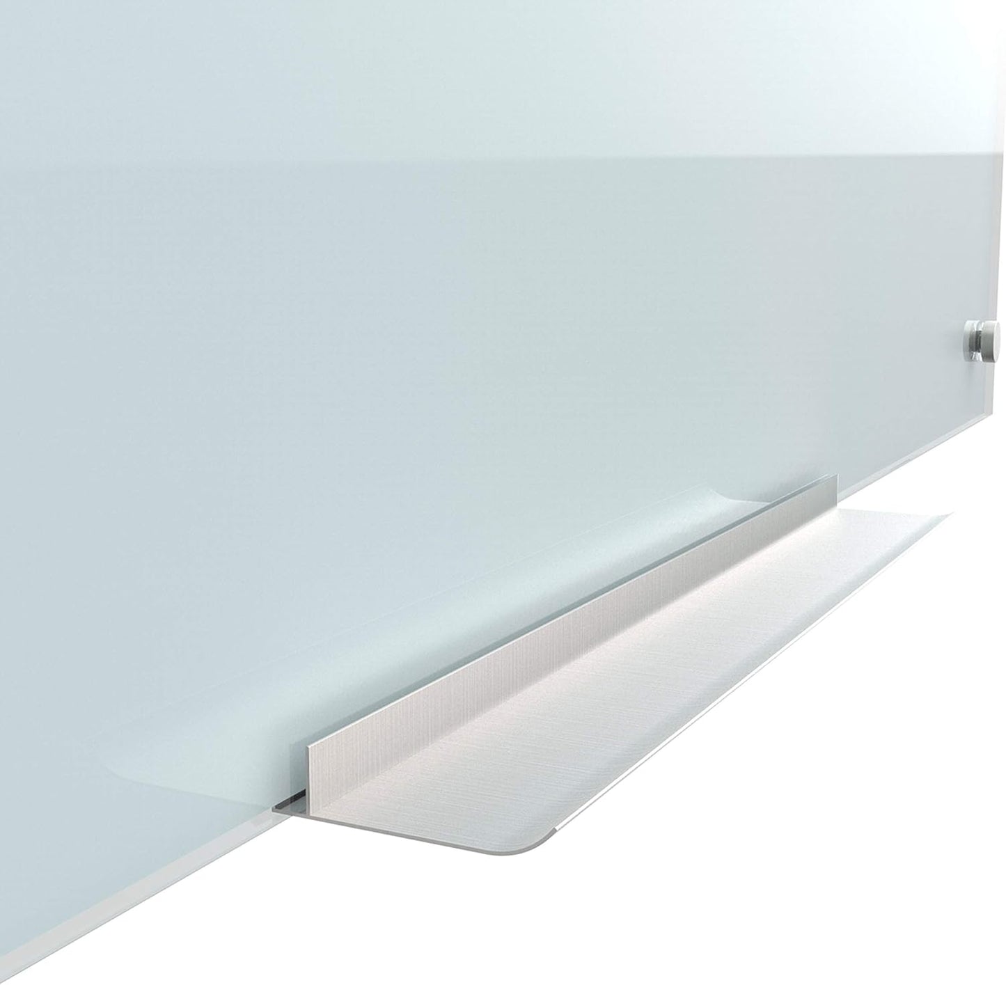 U Brands Magnetic Glass Dry Erase Board, Only for Use with HIGH Energy Magnets, 24” x 36" Inches, White Frosted Surface, Frameless (2298U00-01)