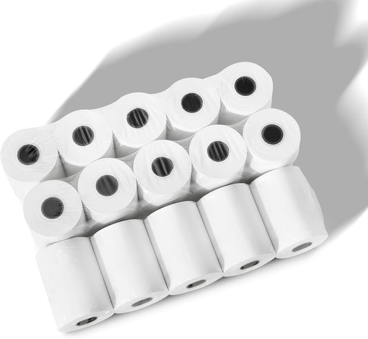 2-1/4" x 85' Thermal, 30 Rolls, Compatible with Square Terminals, Verifone VX510 VX570 FD50, First Data FD50 FD55 FD100ti