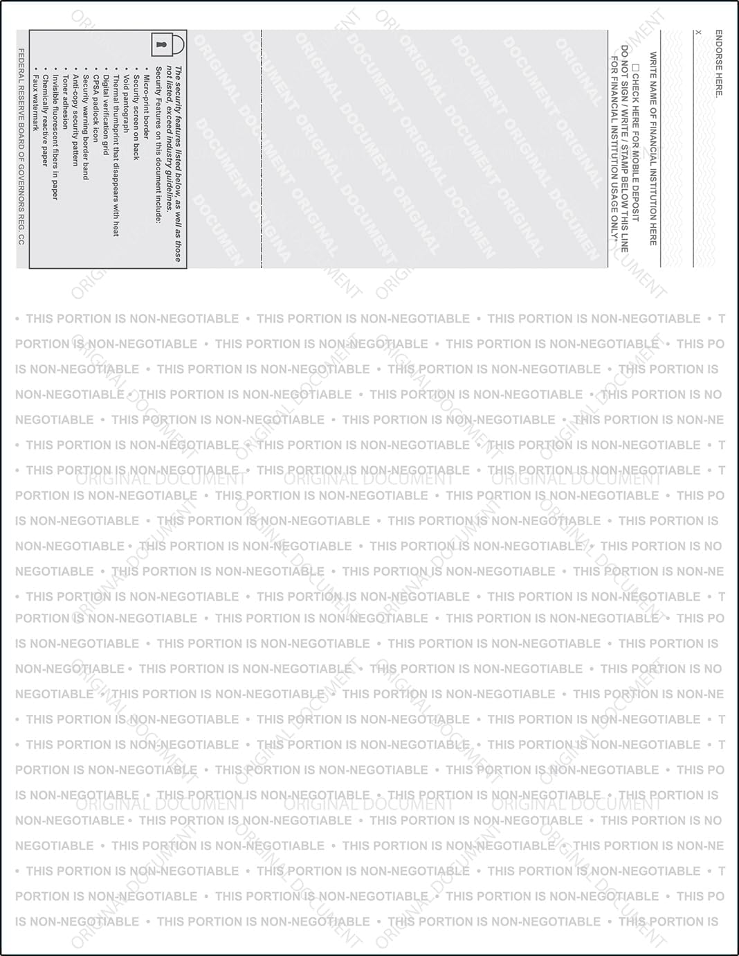 Tan High Security Checks on Top Compatible w/QB accounting software - Custom Computer Checks on Top (2000)