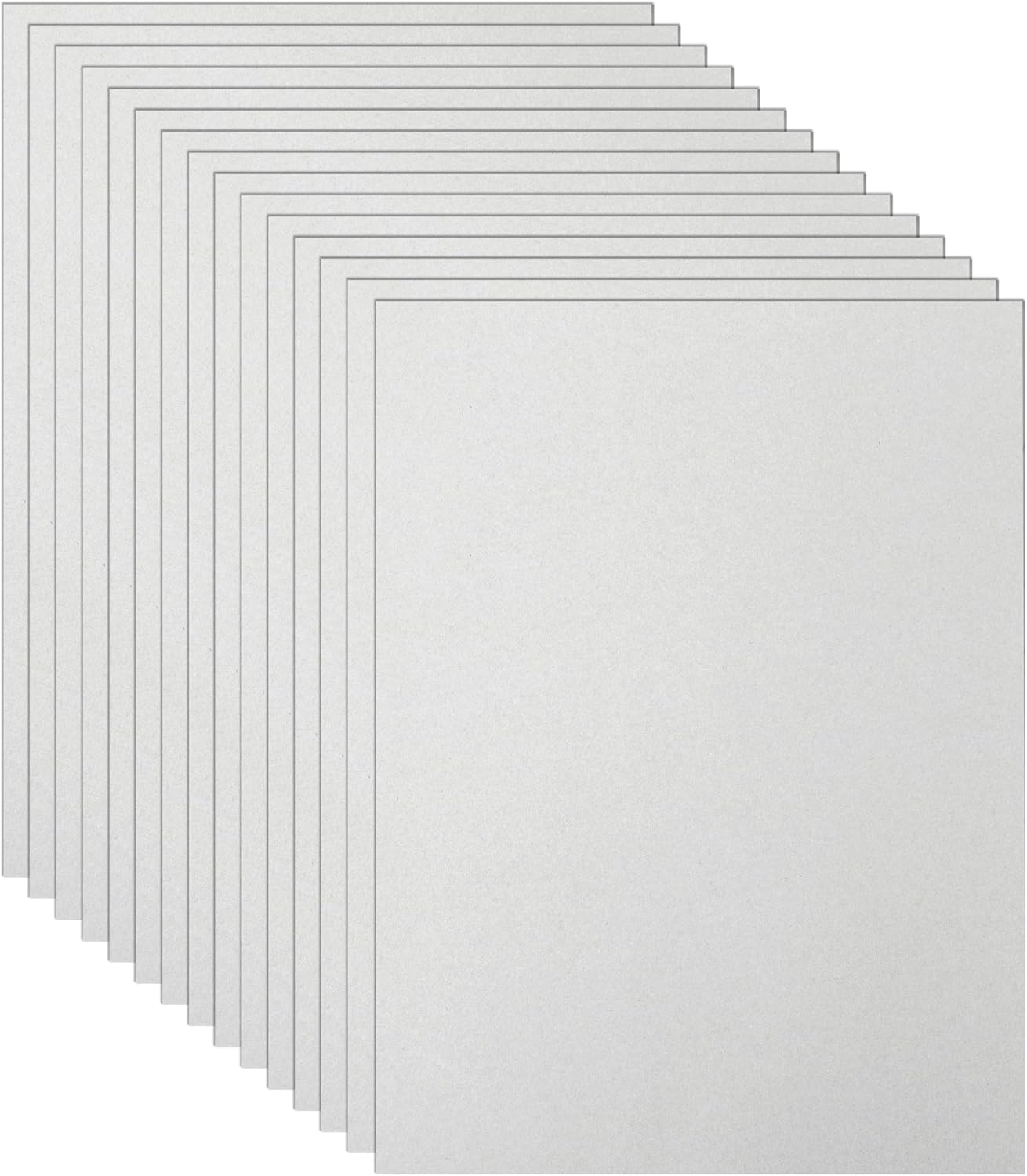 40 Sheets Grey Cardstock 8.5 x 11 Certificate Paper, 75lb Heavyweight Scrapbooking Paper Card Stock for Wedding Invitations, School Crafting, Memus, Business Cards, Graduations