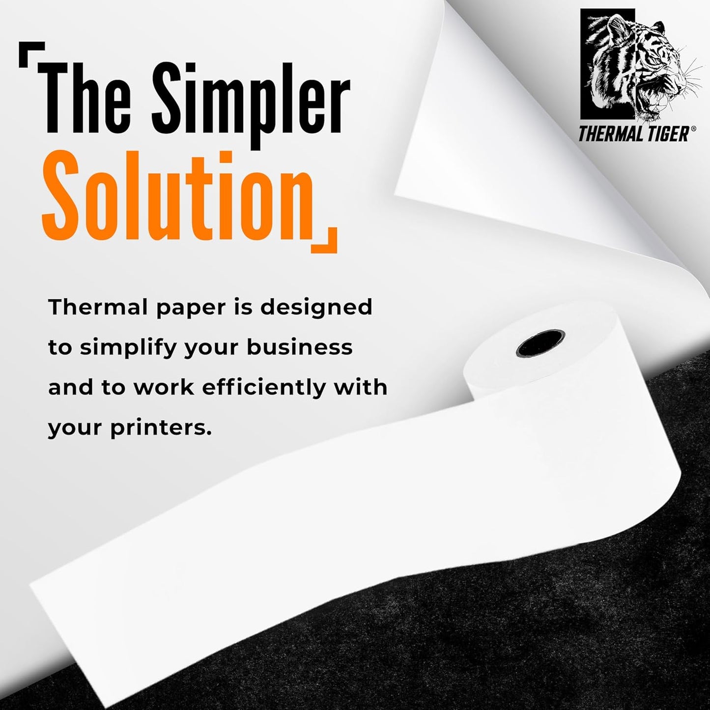 3 1/8 X 230 Thermal Paper Rolls (50 Rolls/Box) – BPA-Free Rolls for POS Systems, Cash Registers & Credit Card Machines