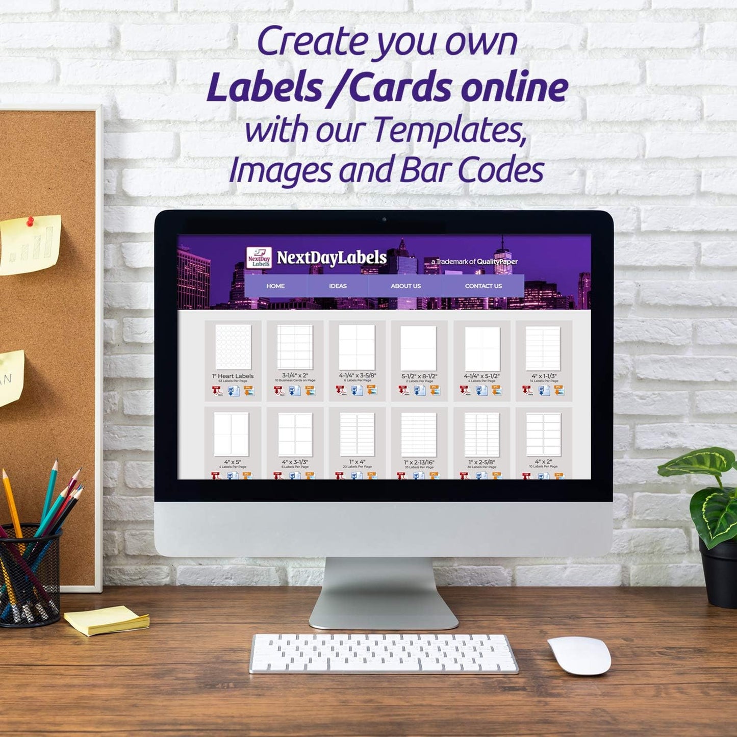 NextDayLabels – 4” x 5” Rectangular Sticker Labels for Printer - White Laser/Inkjet Printer Labels Return Address Labels Shipping Label Stickers (250 Sheets, 4 Per Sheet, 1000 Labels)