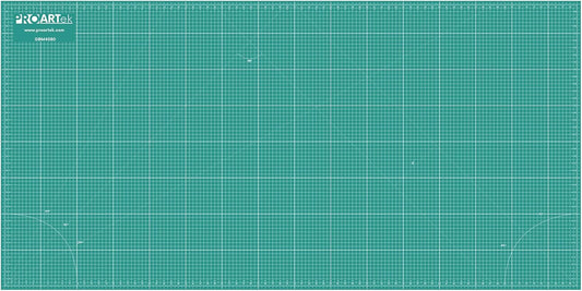 PK00013 Model GBM4080 Series 40" x 80" Professional Cutting Mat; Double-Sided Green/Black; Self-Healing; For Graphic Arts, Hobbies, Sewing, Scrapbooking, and other Cutting Projects