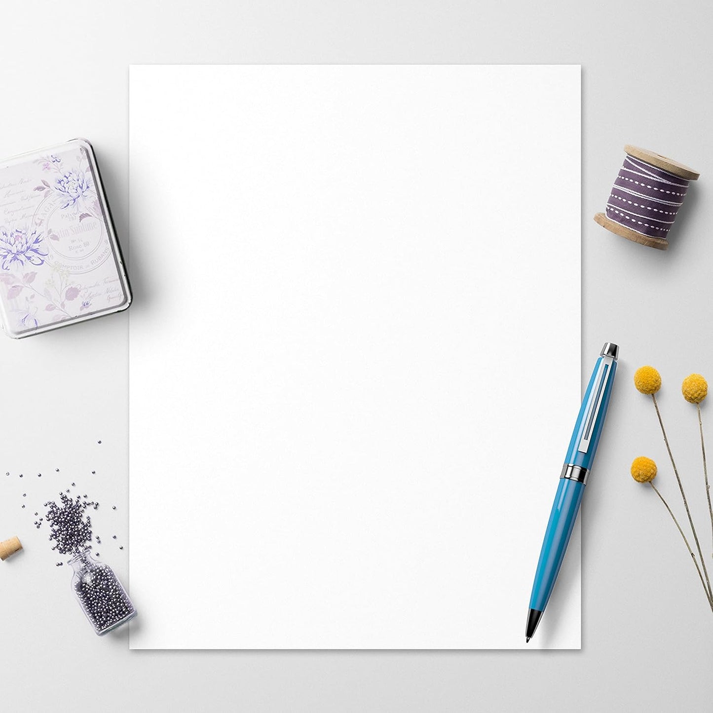 321Done 2-Part Blank Carbonless Notepad, 8.5x11 Portrait, Made in USA, Carbon Duplicate Copy Paper for Sketching, Drawing, Drafting, Memo Pad, Meeting Notes (50 Sets) White/Yellow