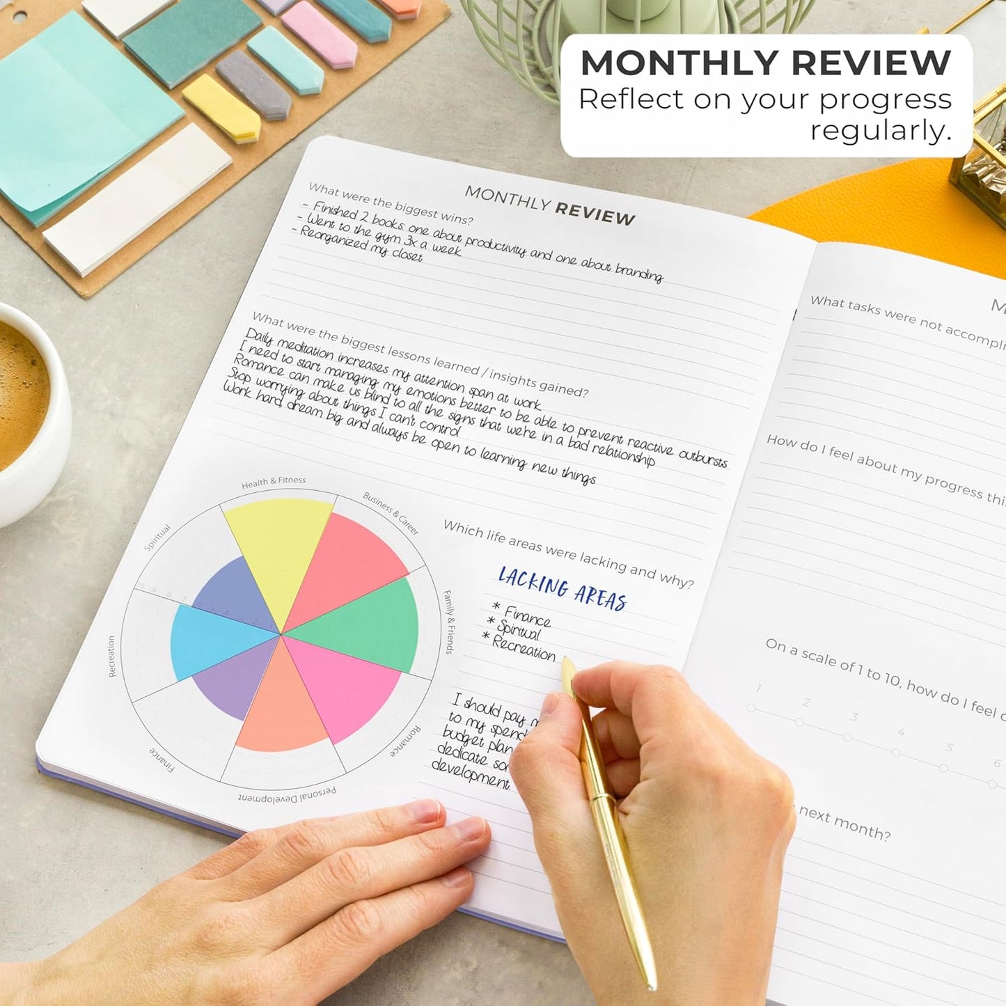 Clever Fox Planner PRO – Weekly & Monthly Life Planner to Increase Productivity, Time Management and Hit Your Goals, 8.5x11″ (Lavender)