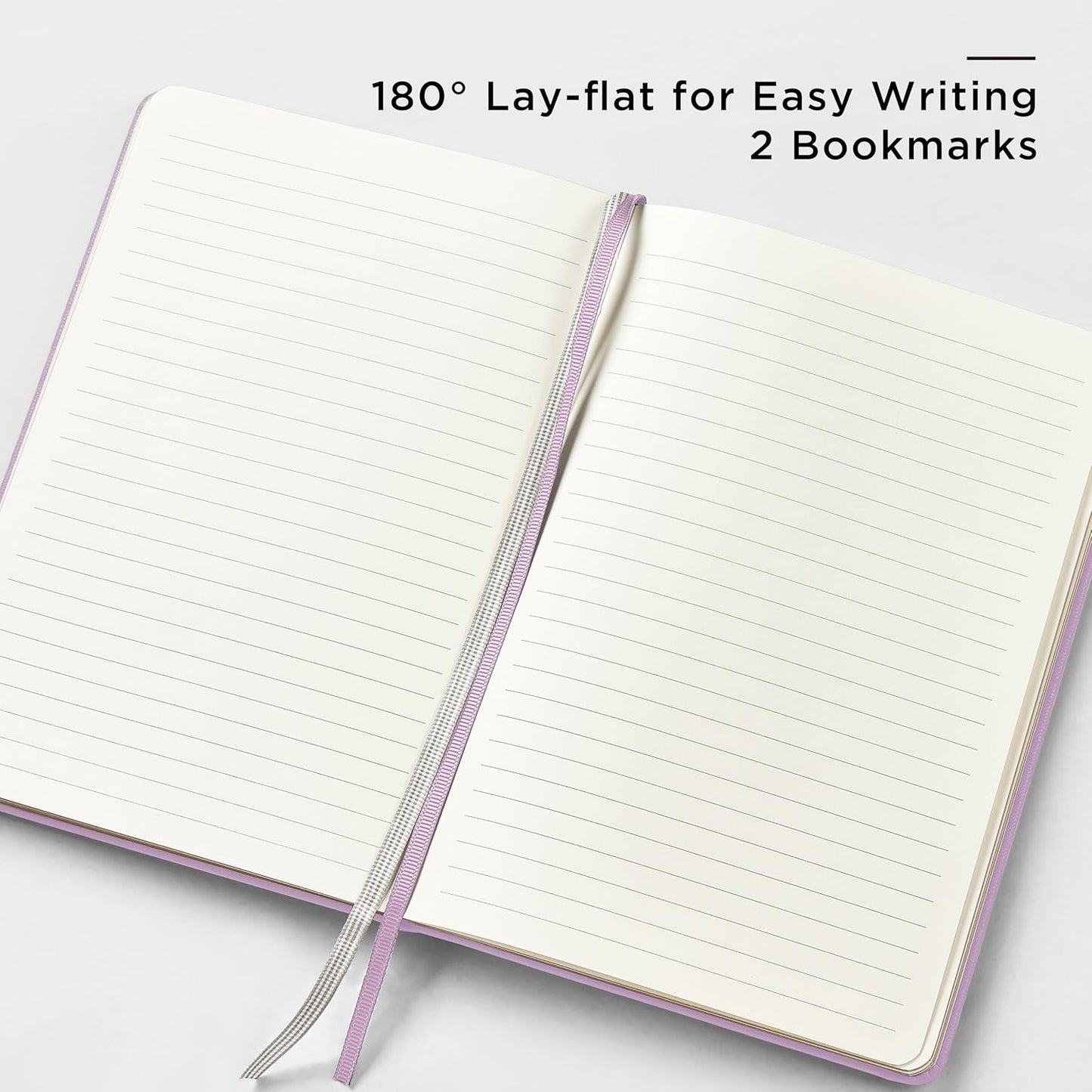 A5 Lined Leather Journal and Pen Set (3 packs), Hardcover Notebook with Pen, 160 Pages 100gsm Thick Ruled Paper for Men Women, for Work, Business, School or Home Writing, 5.7'' x 8'' (Purple)
