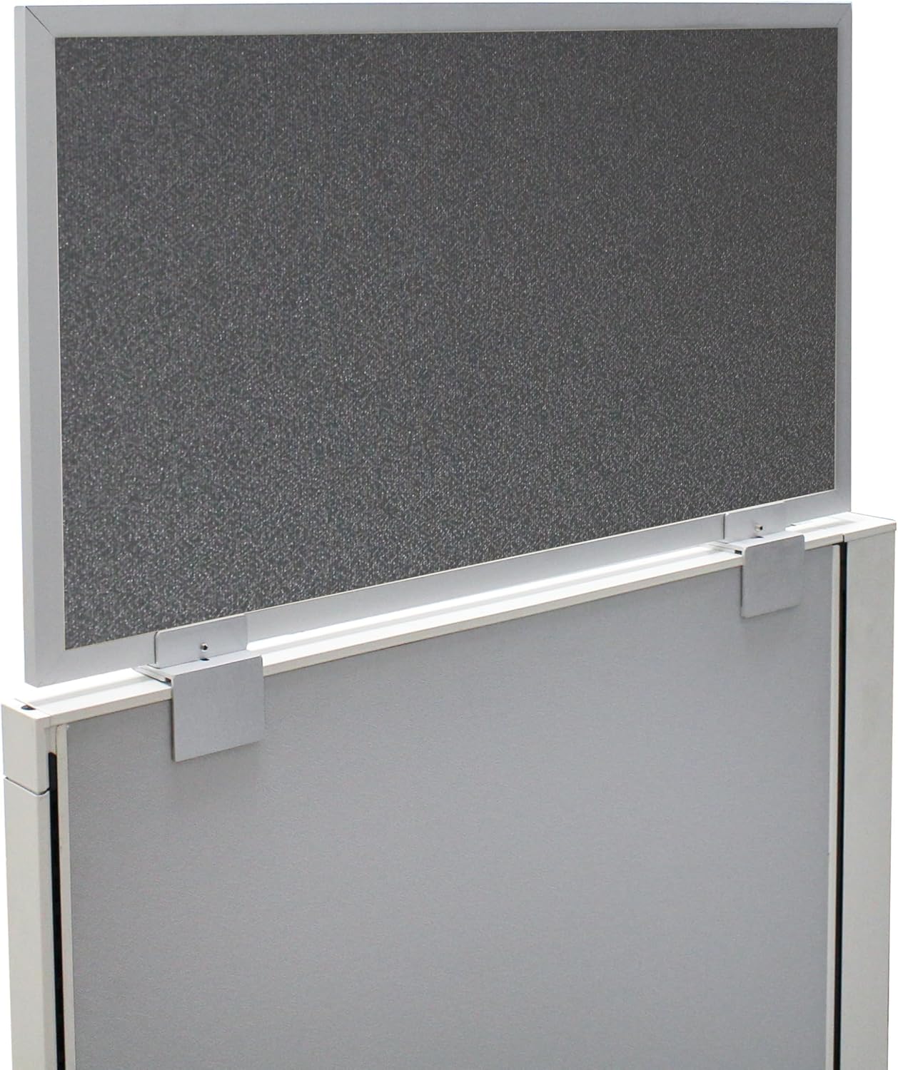 OBEX Acoustical Cubicle Privacy Screen Extender Desk Panel & Office Divider, Add Separation & Block Noise, 24" x 36", Graphite