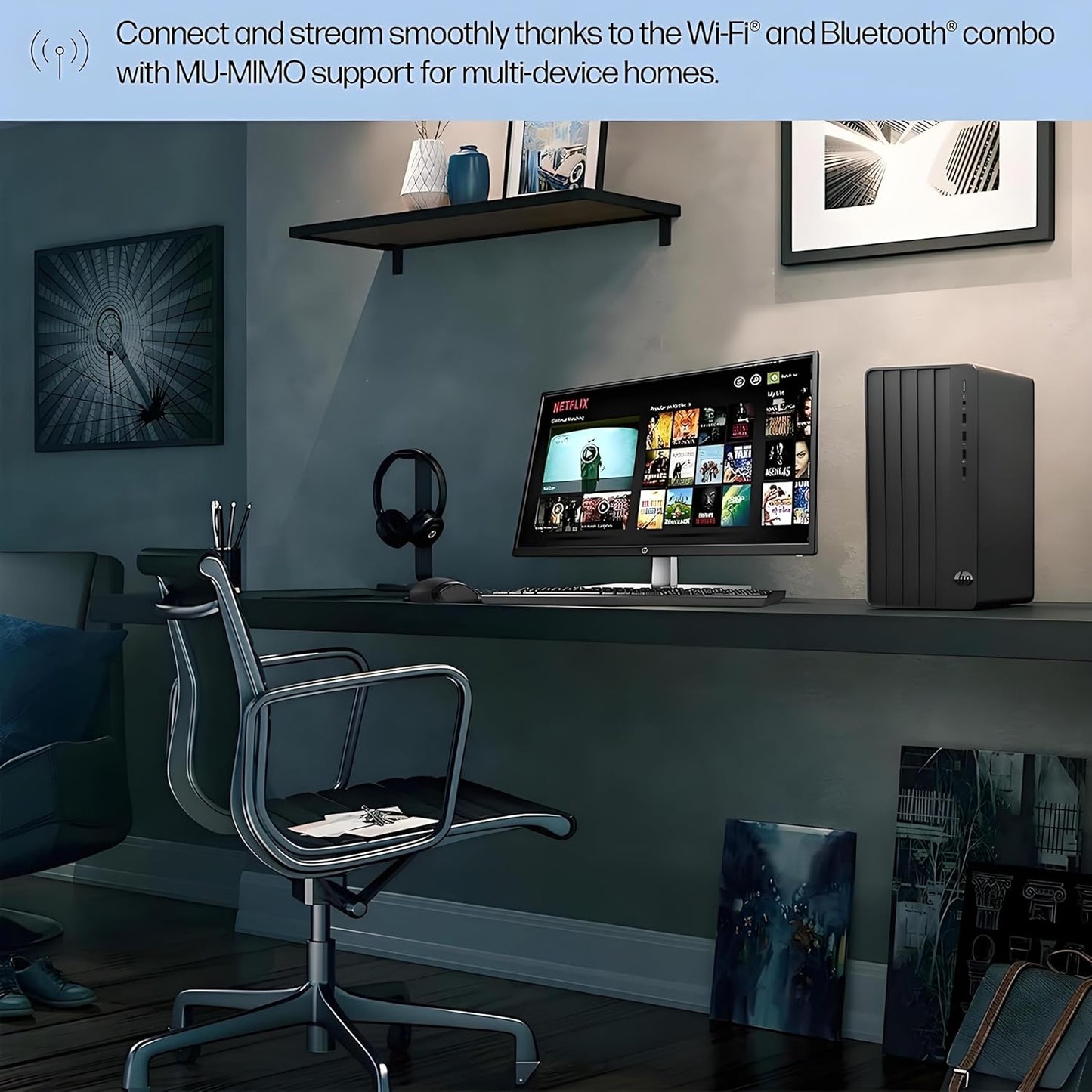 HP 290 G9 Desktop Computer, 13th Gen Intel Core i3-13100 Processor (Up to 4.50GHz)- 64GB RAM - 2TB PCIe SSD - HDMI, VGA, Wire Keyboard & Mouse, Wi-Fi, Windows 11 Pro