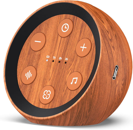 Sleep Machine White Noise Sound Machine with 32 Calming Sounds 36 Volume Levels Pink Brown Noise Machine for Baby Kid Adult with 4 Timer Noise Canceling Machine for Travel Office Privacy