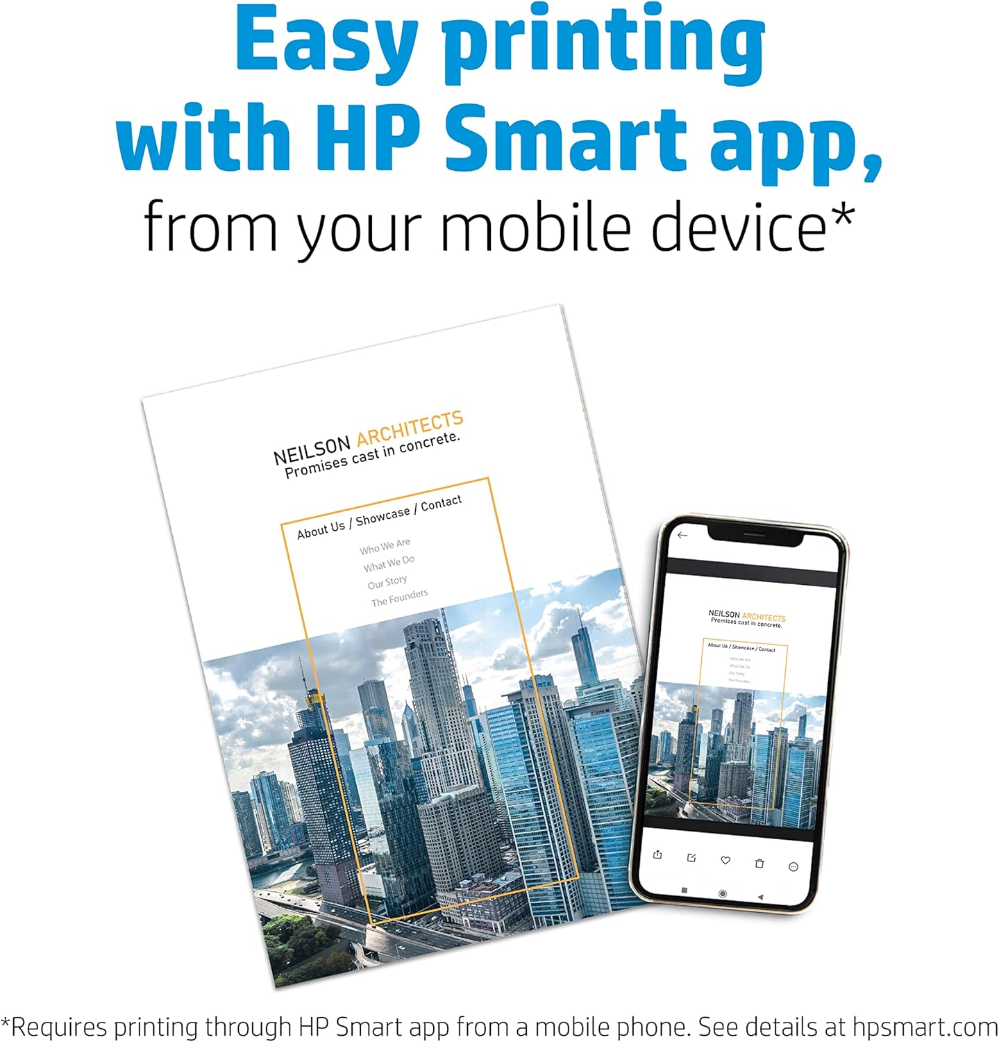 HP Professional Business Paper, Glossy, 8.5x11 in, 52 lb, 150 sheets, works with laser printers (4WN10A),White