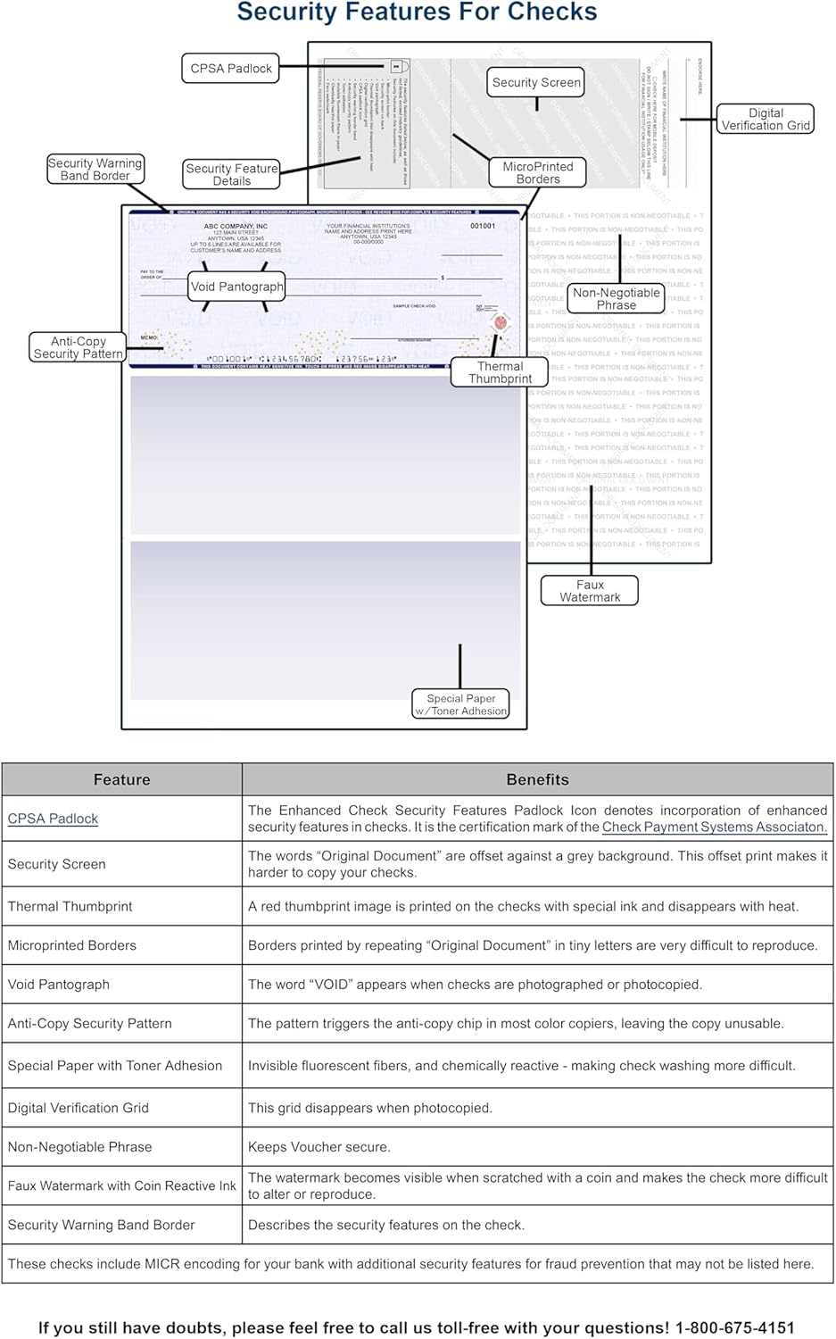 Green High Security Checks on Top Compatible w/QB accounting software - Custom Computer Checks on Top (100)