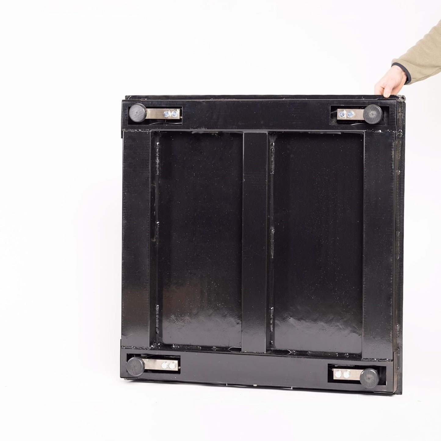 48"x48" Industrial Floor Scale, Heavy-Duty Warehouse Scale with Digital Indicator, Accurate Pallet Scale for Postal Luggage Shipping Mailing Weighing