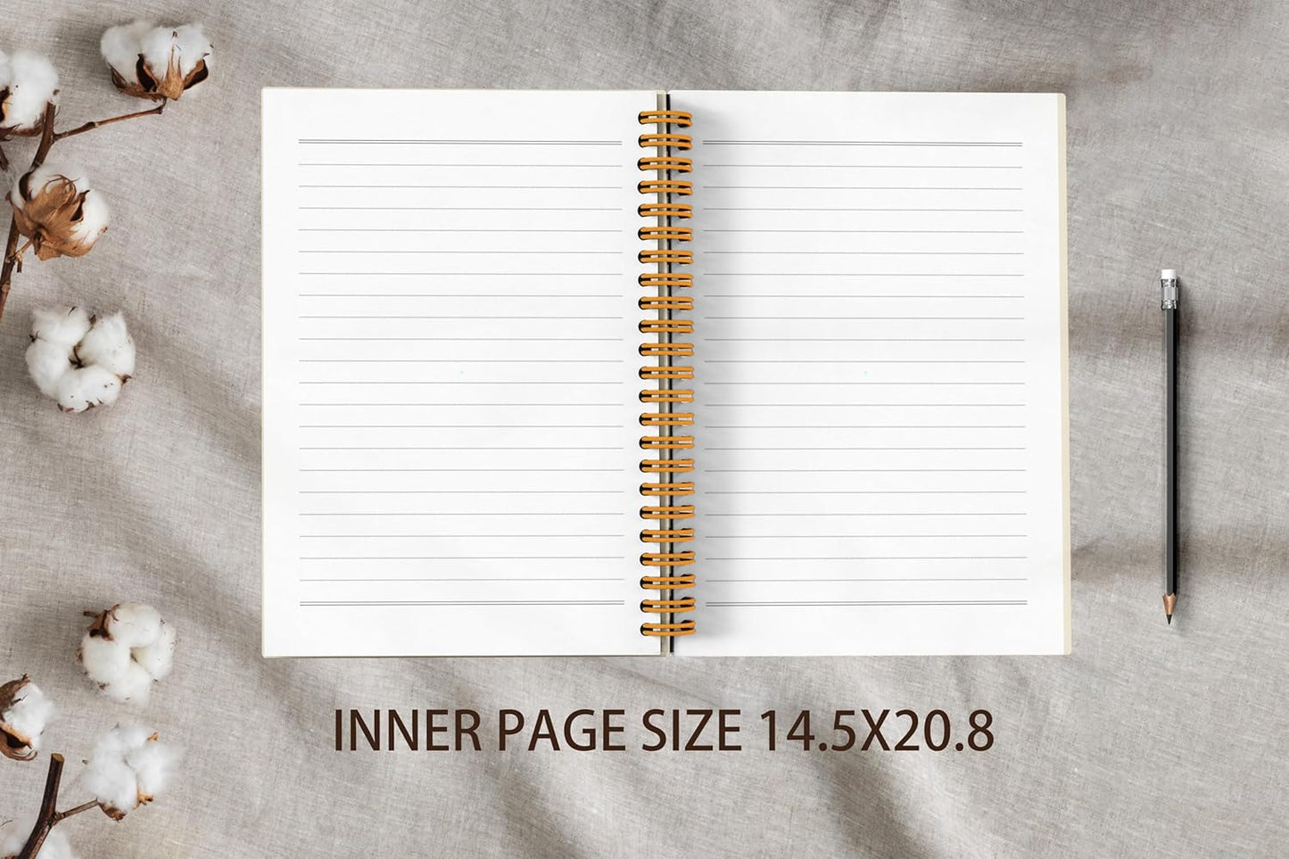 VNWEK Vintage Boho Notebook - Boho Journal, Boho Gifts for Women, Boho Office Supplies, Boho Sun Sunshine Spiral Notebook 5.5x8.3,Writing Notebooks