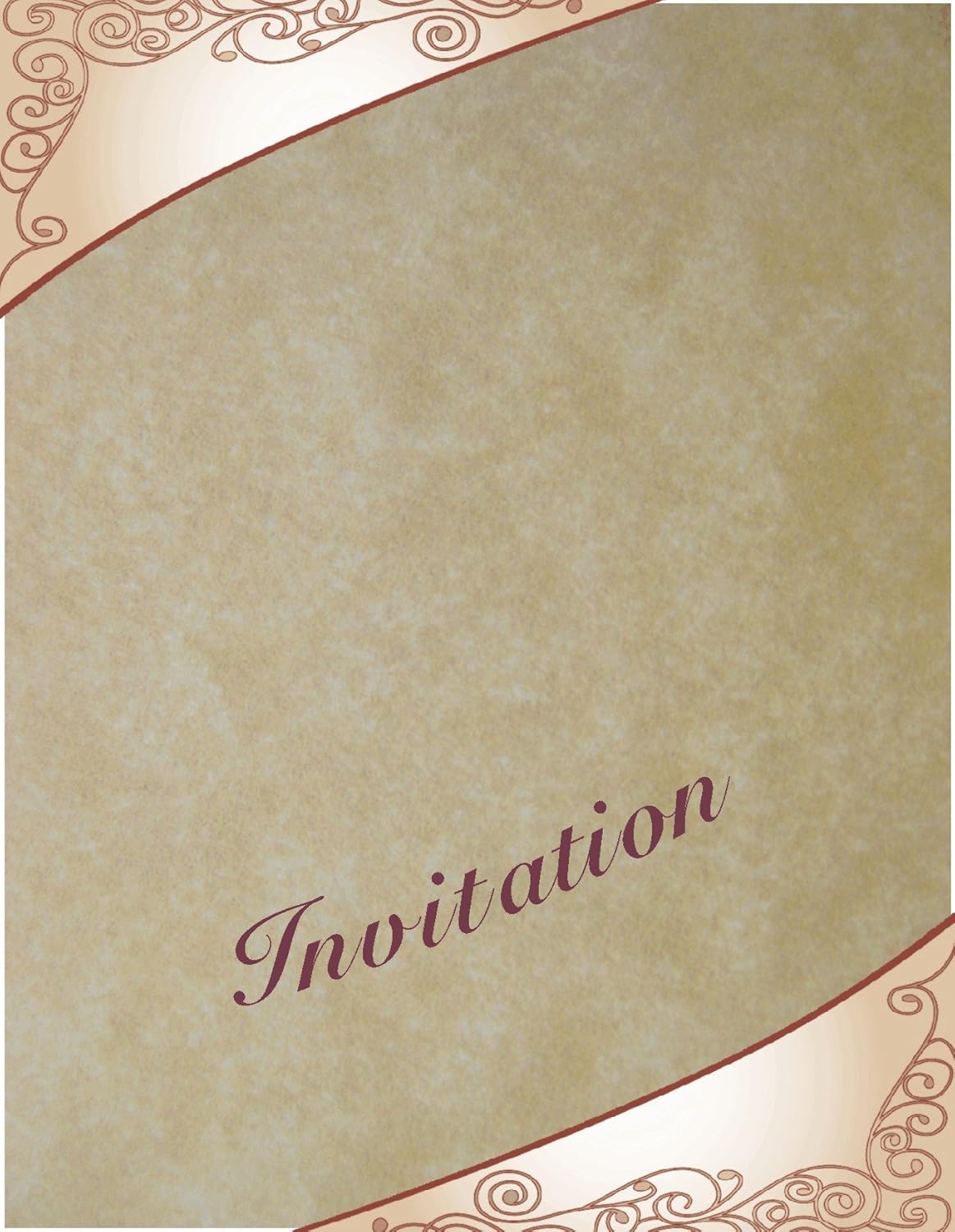100 Old Age Parchment 65lb Cover Weight Paper - 5" X 7" (5X7 Inches) Photo|Card|Frame Size - Printable Cardstock Colored Sheets Old Parchment Look